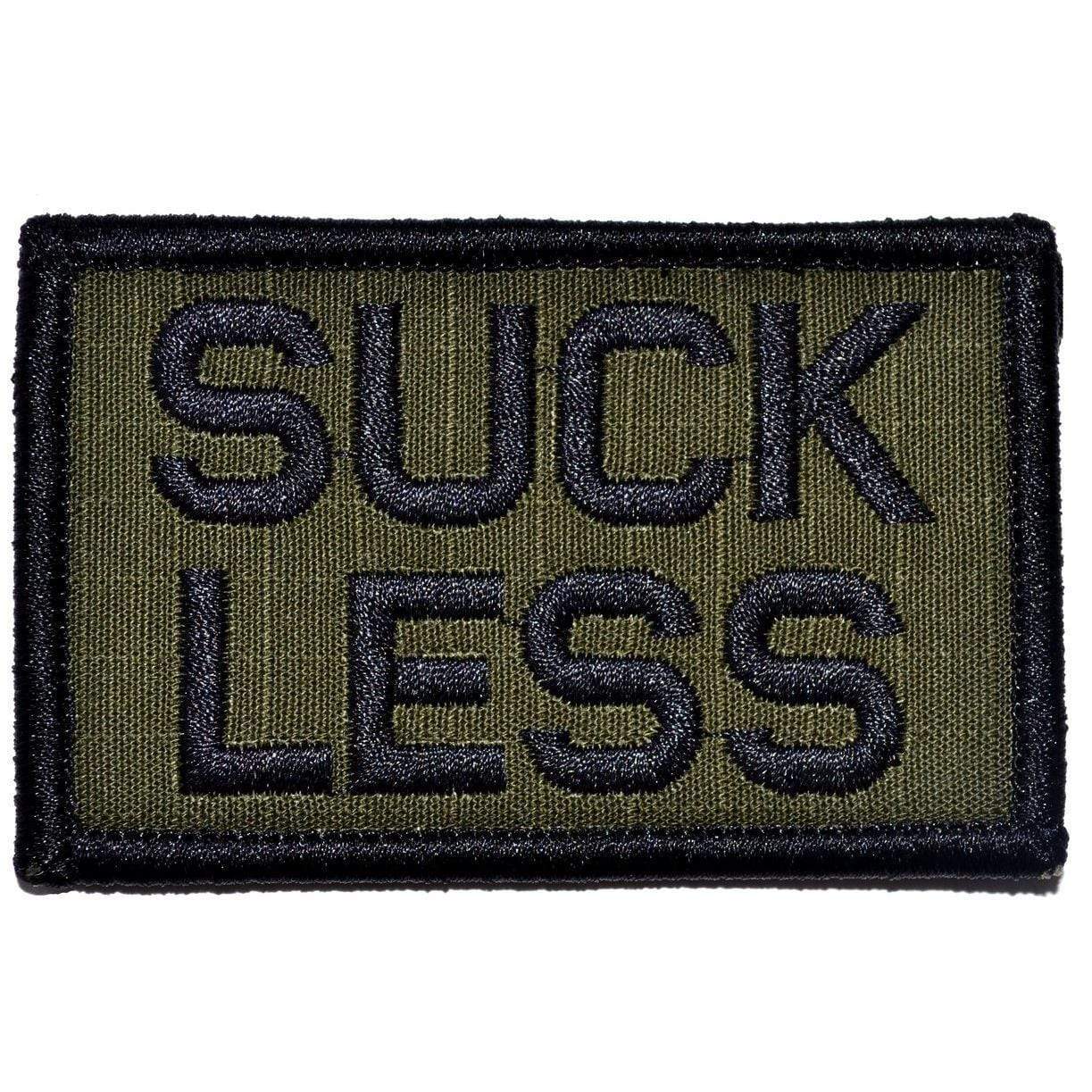 “SUCK LESS" TACTICAL MORALE PATCH