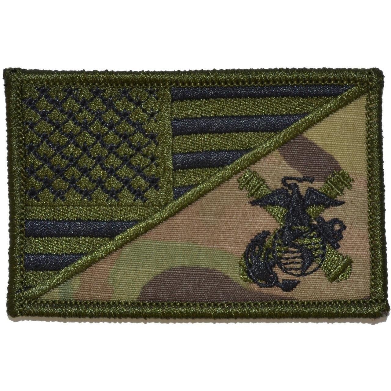 USMC Artillery USA Flag - 2.25x3.5 Patch