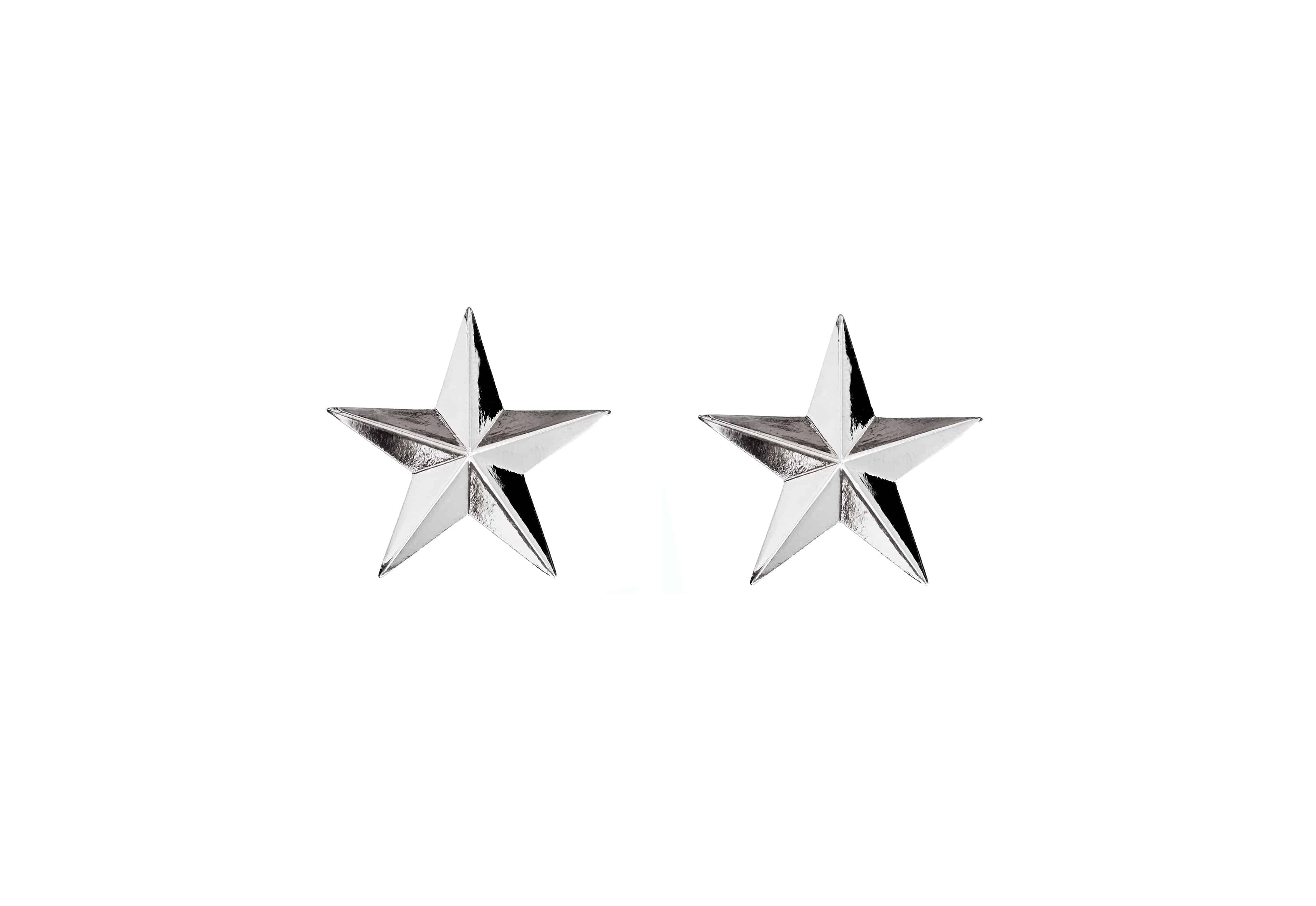 U.S. Army Brigadier General STA-BRITE® Pin-on Rank (pair)