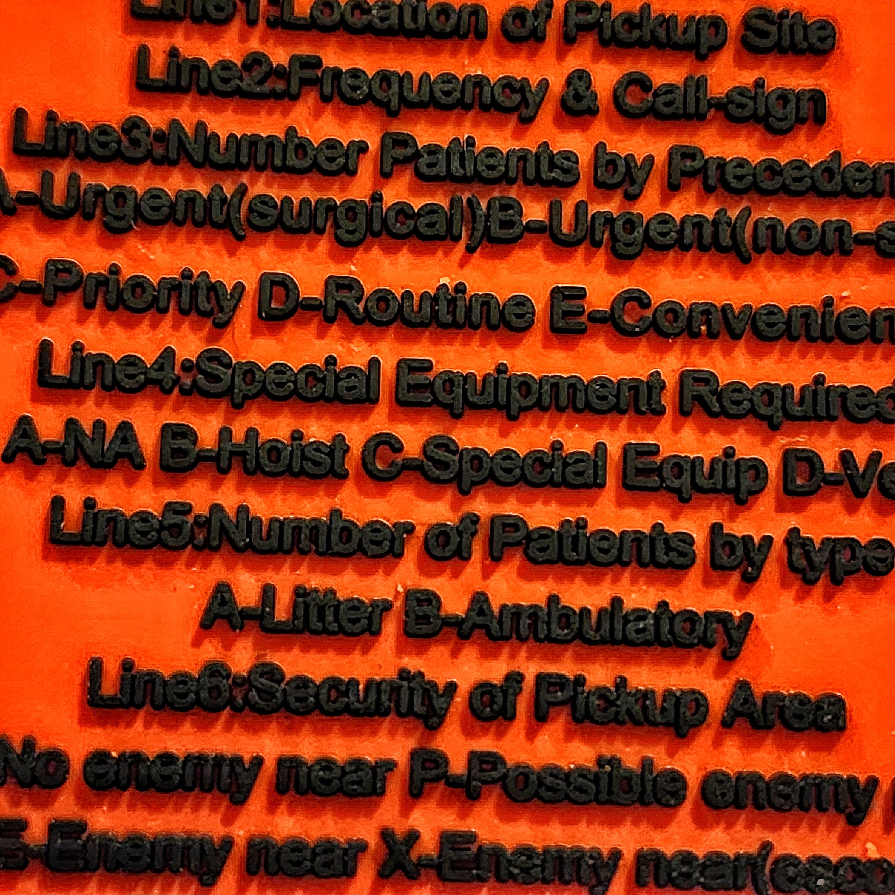 Storage Pocket Patch: Nine Line MedEvac