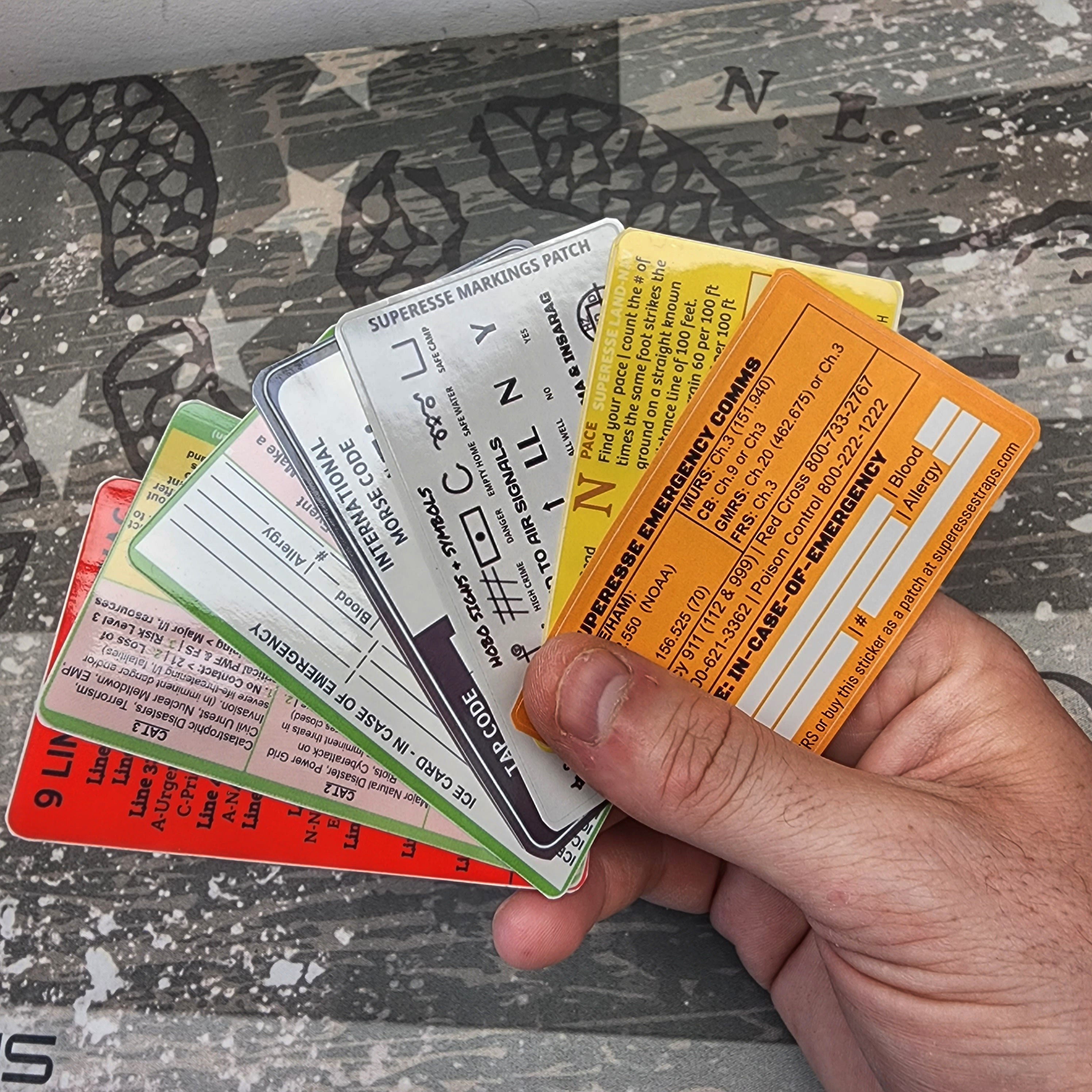 Survival Reference Decal Pack - Collection of 11 Stickers