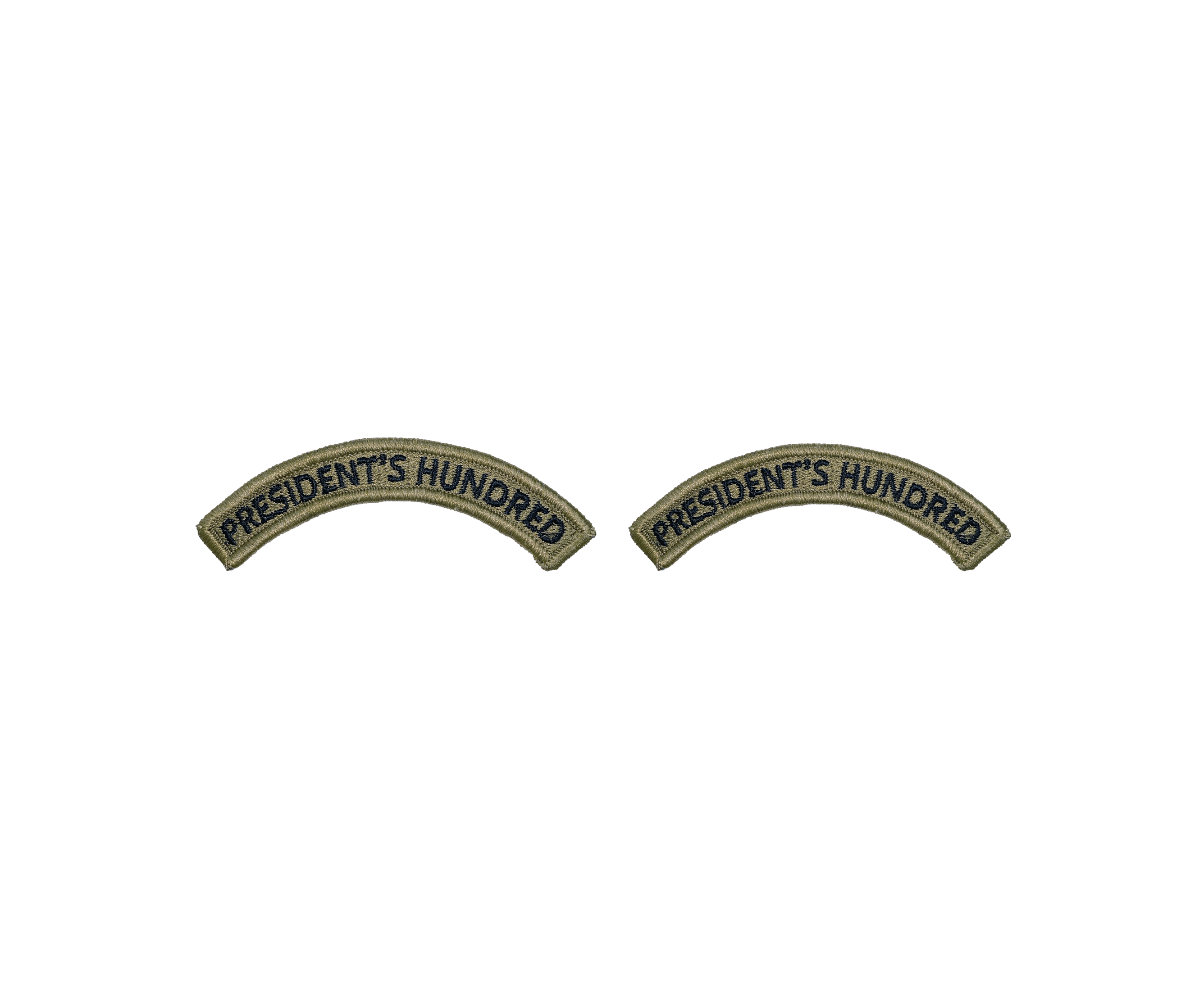 Presidents Hundred OCP Tab W/ Hook Fastener (Pair)