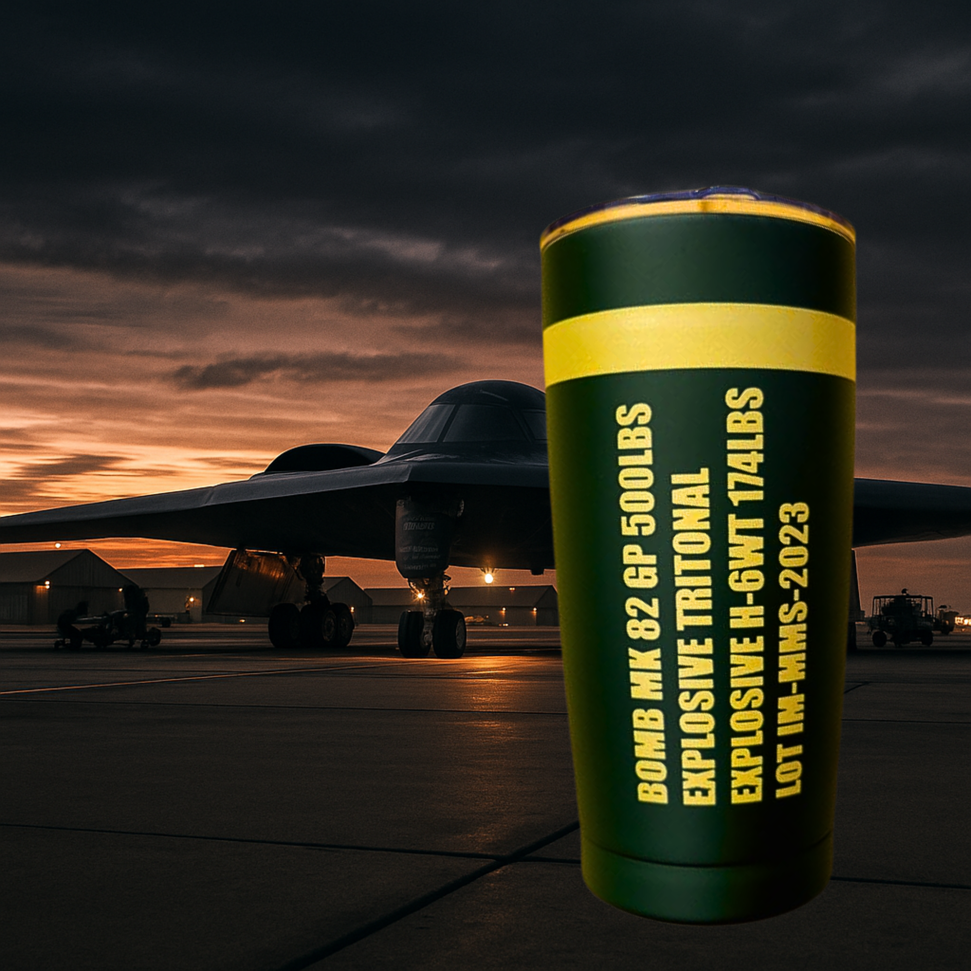 20z Bomb Tumbler - Inspired by the Strength of a 500lb Giant
