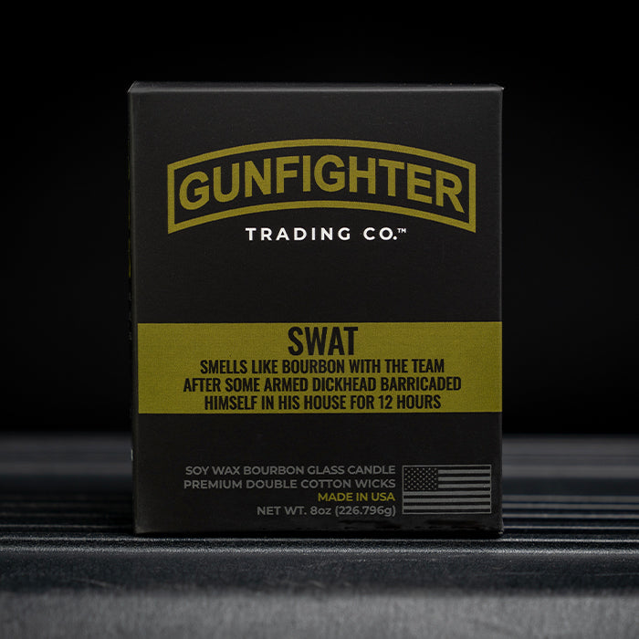 SWAT CANDLE (EMBOSSED AR15)