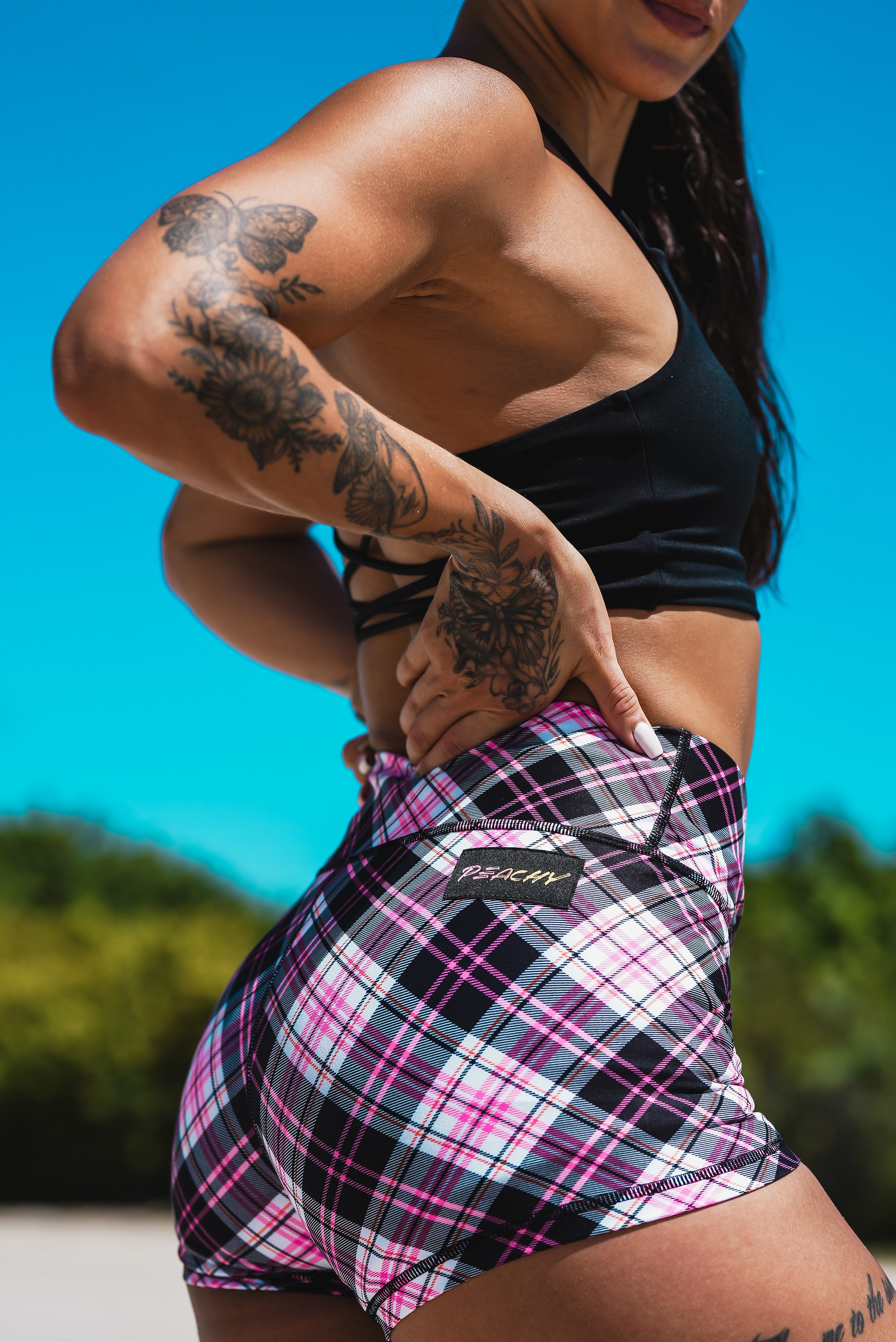 Flirty Flannel Shorts
