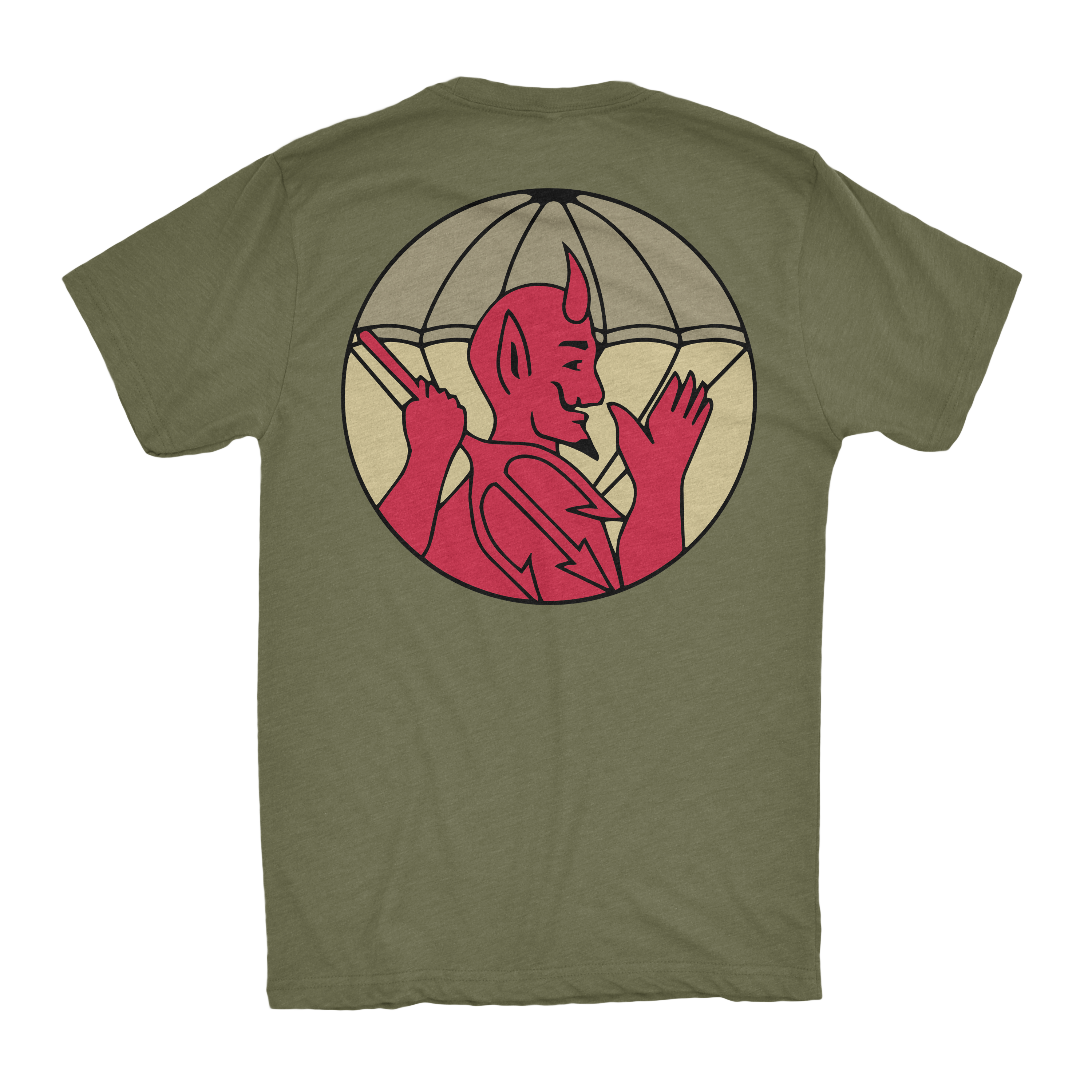 504th Parachute Infantry Regiment Vintage Devil Athletic Shirt