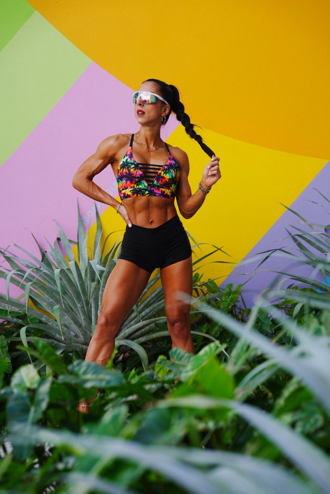 Seventh Heaven Sports Bra - Paradise Palms