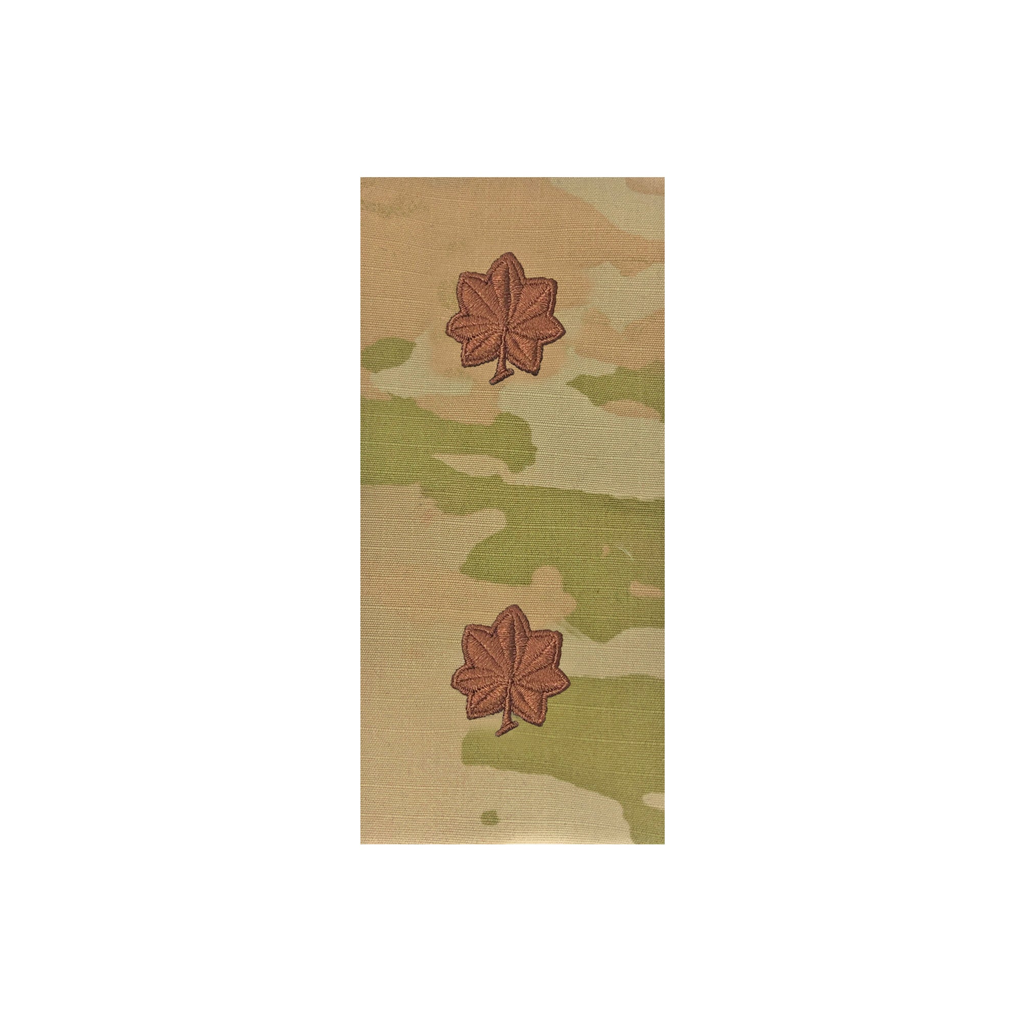 U.S. Air Force O4 Major OCP Spice Brown Sew-on Rank For Cap “Only”.