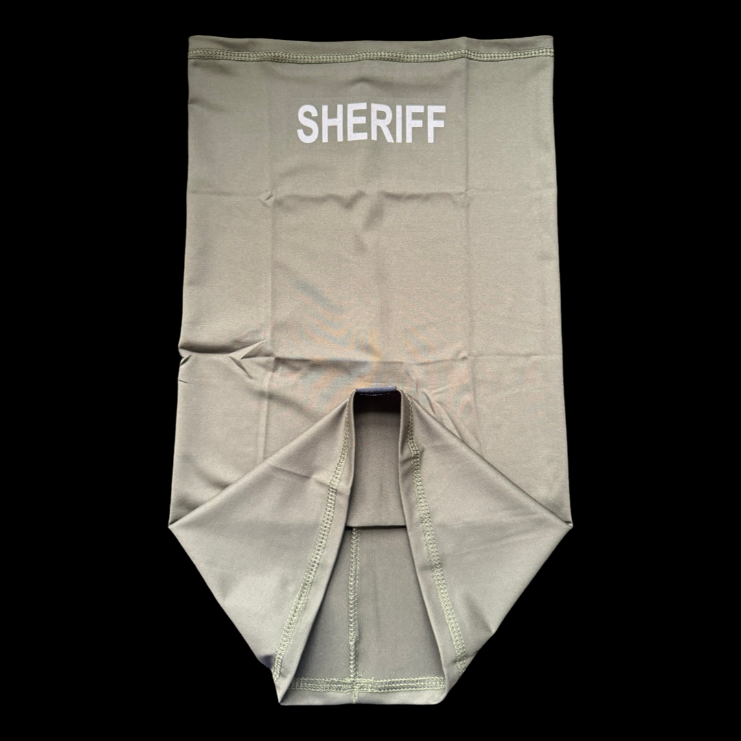Neck Gaiter- RANGER GREEN SHERIFF