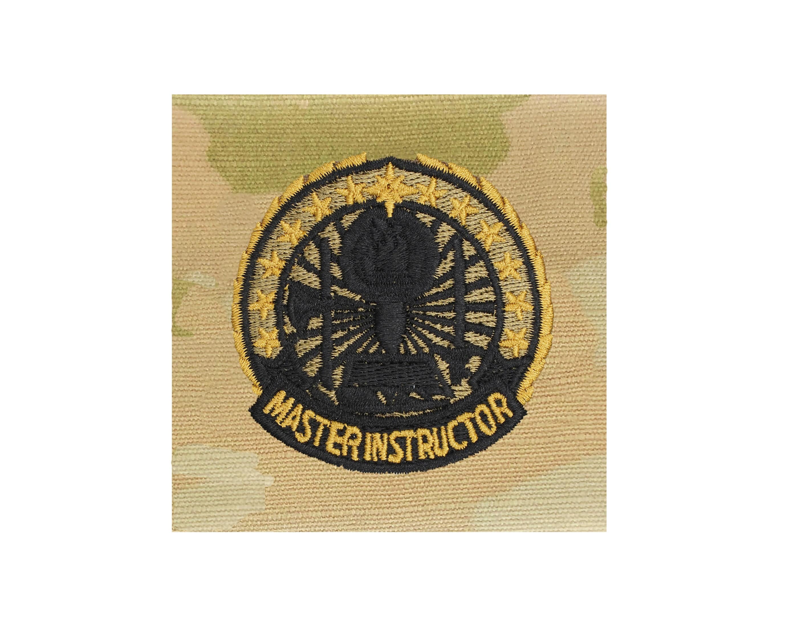 U.S. Army Instructor (Master) Badge OCP Sew-on Badge