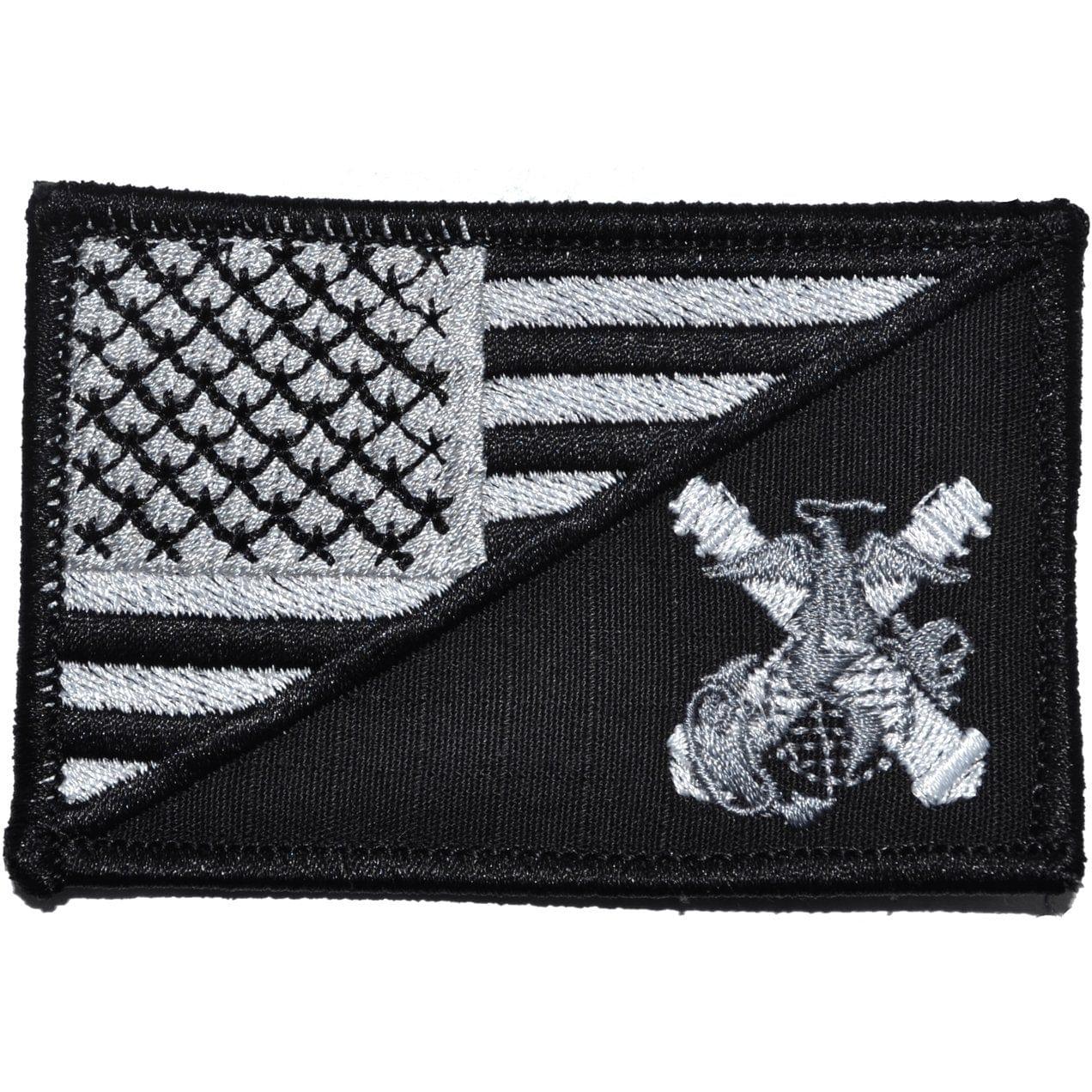USMC Artillery USA Flag - 2.25x3.5 Patch