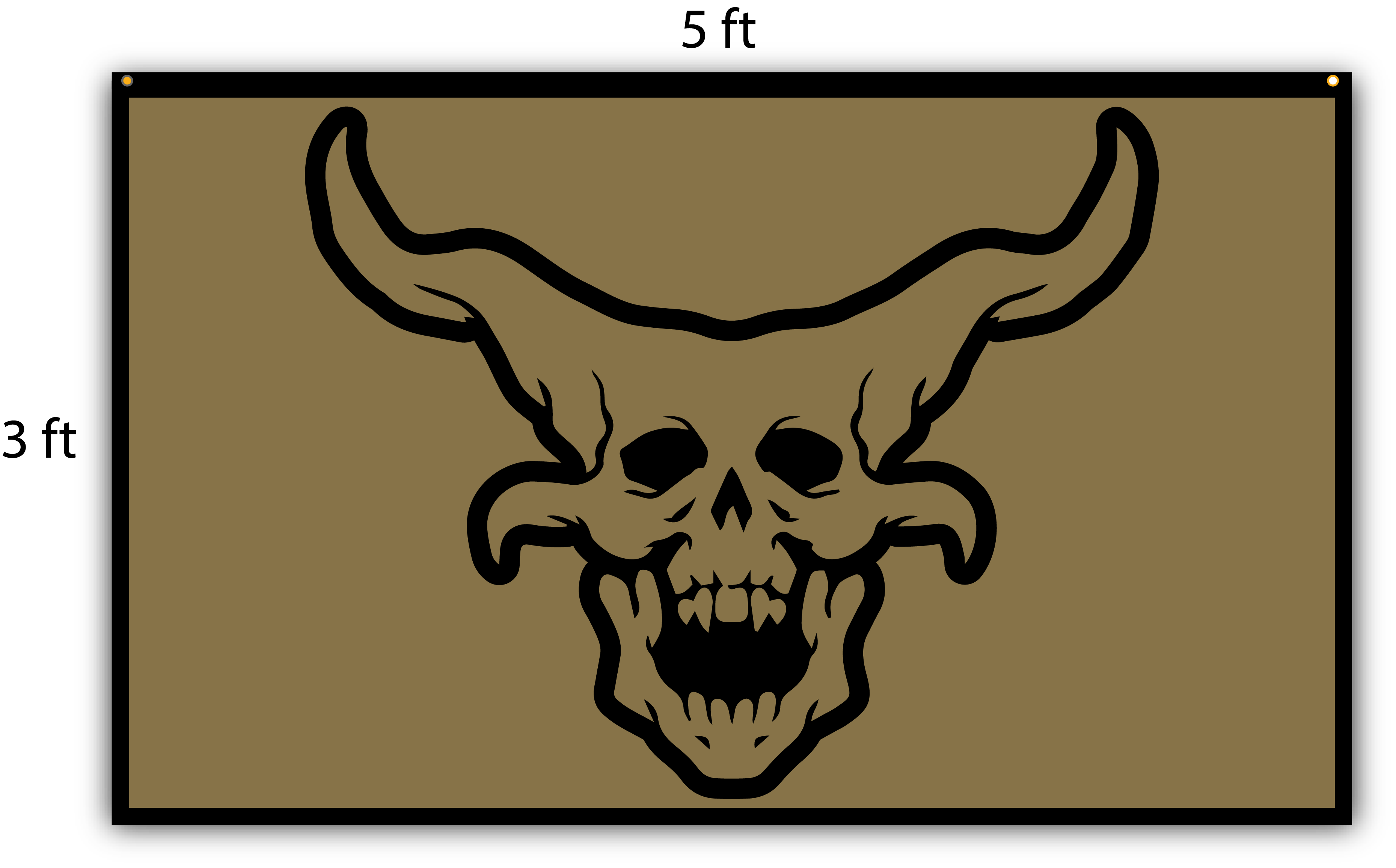 OG Demon Head Flag