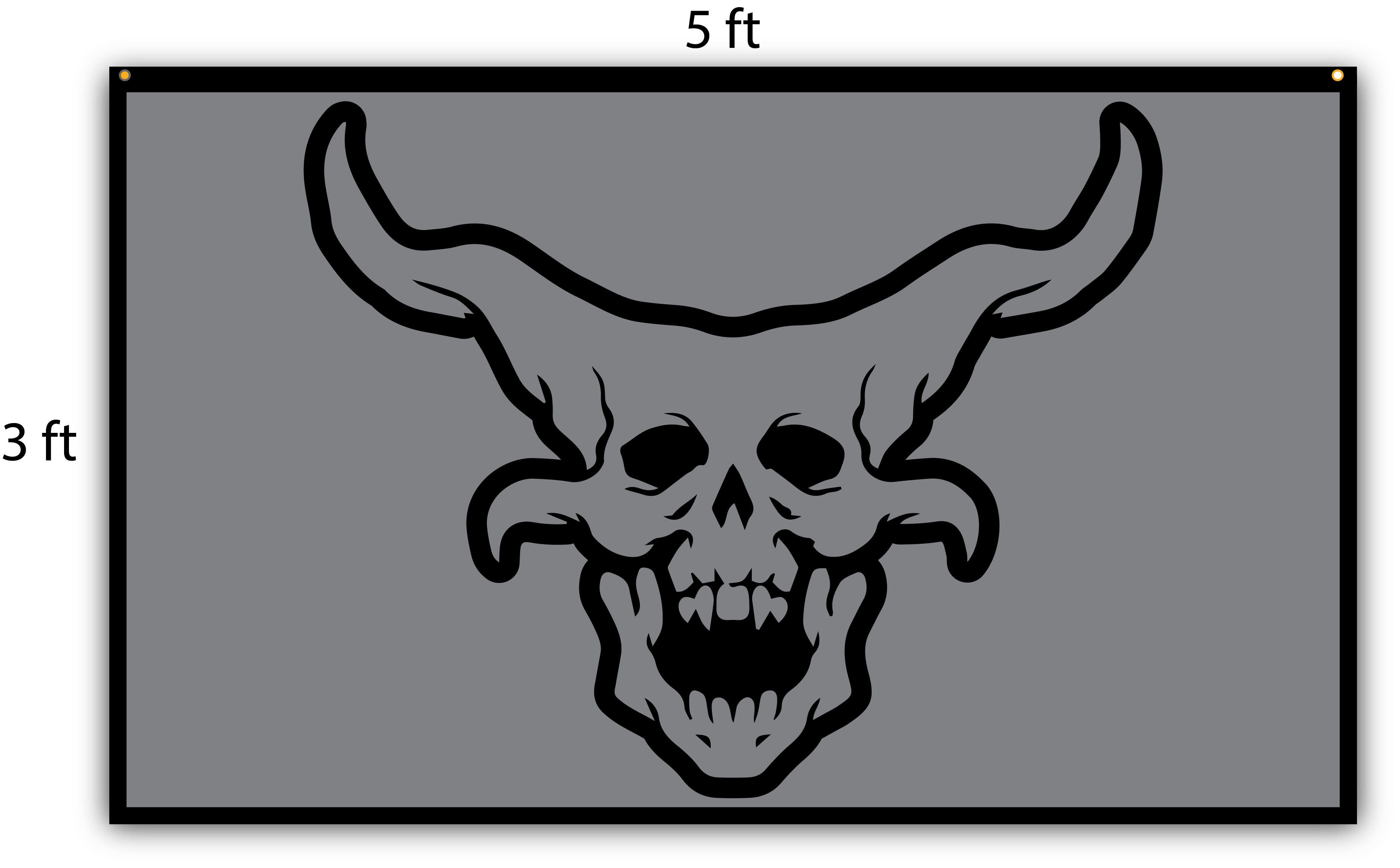 OG Demon Head Flag