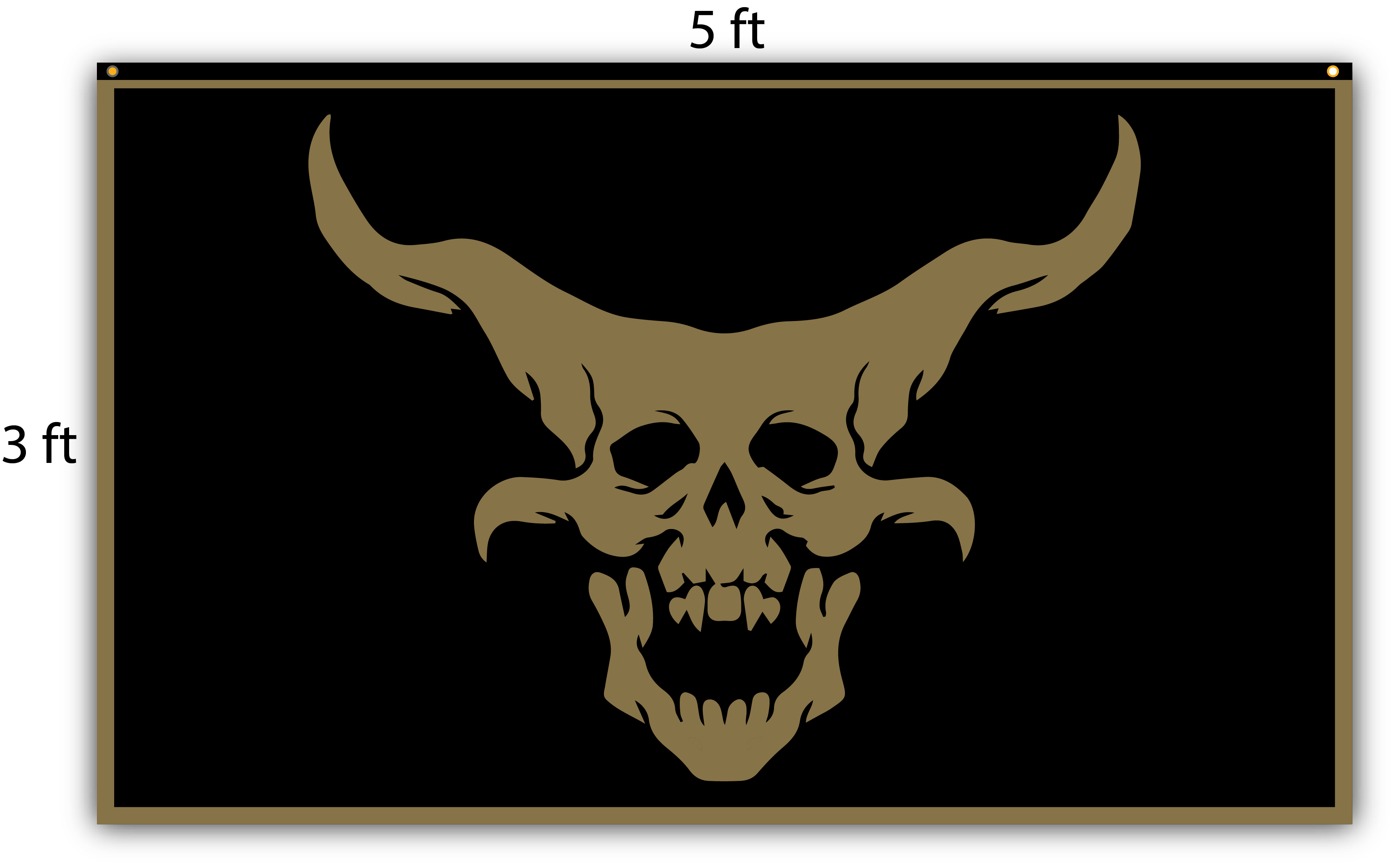 OG Demon Head Flag