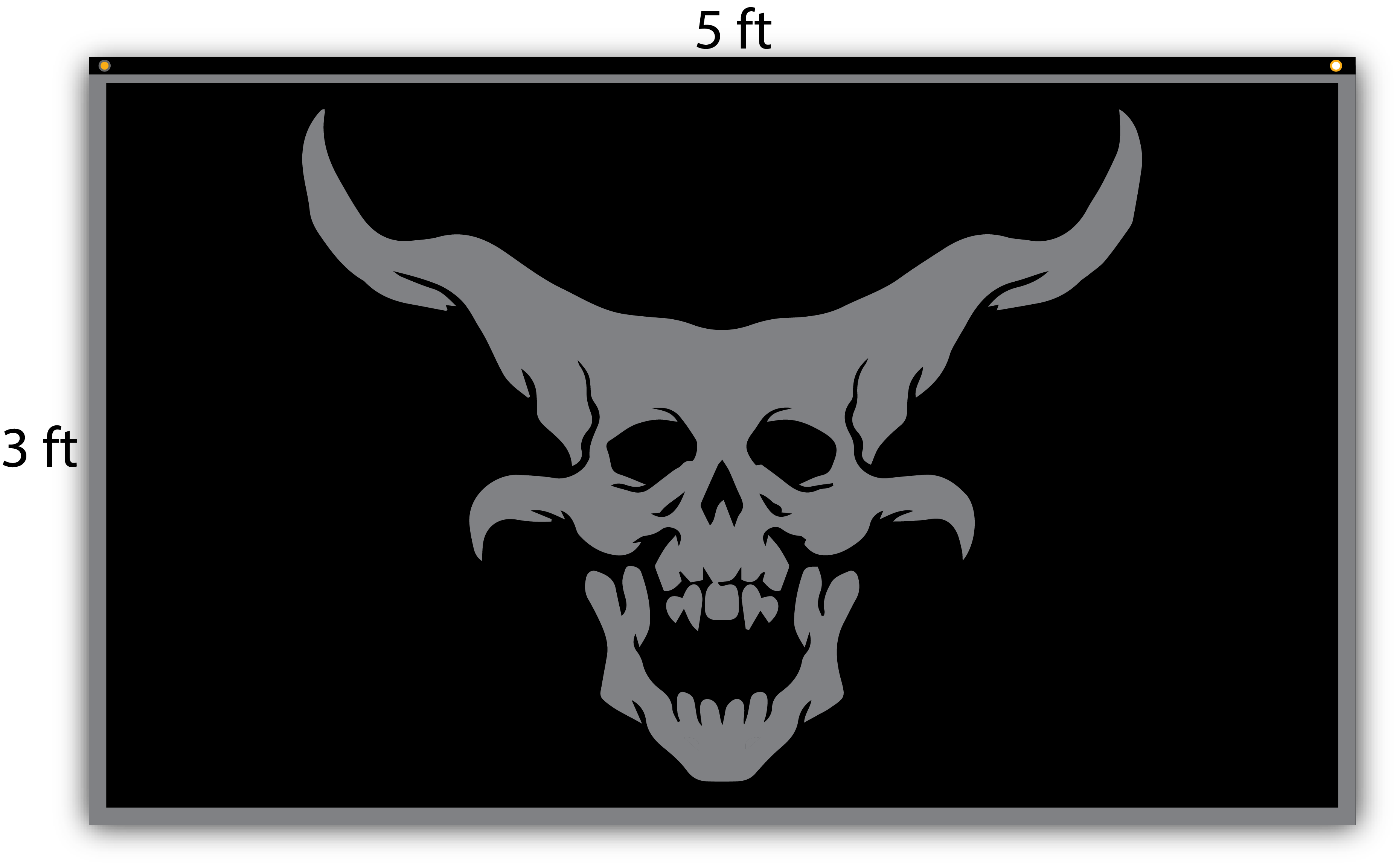 OG Demon Head Flag