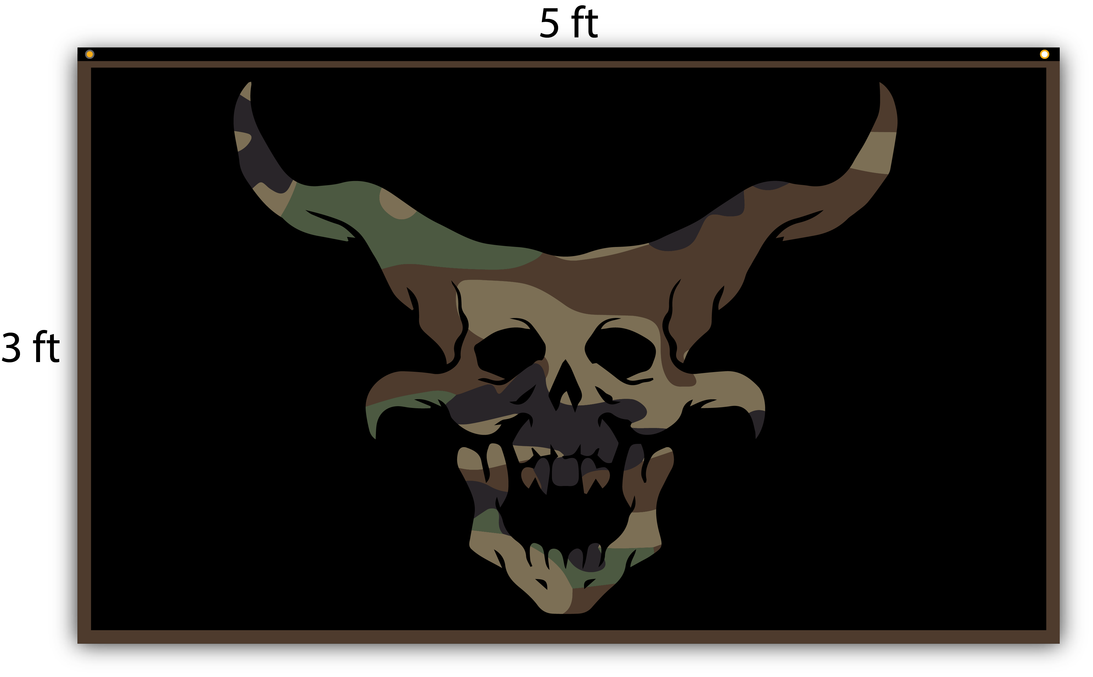 OG Demon Head Flag