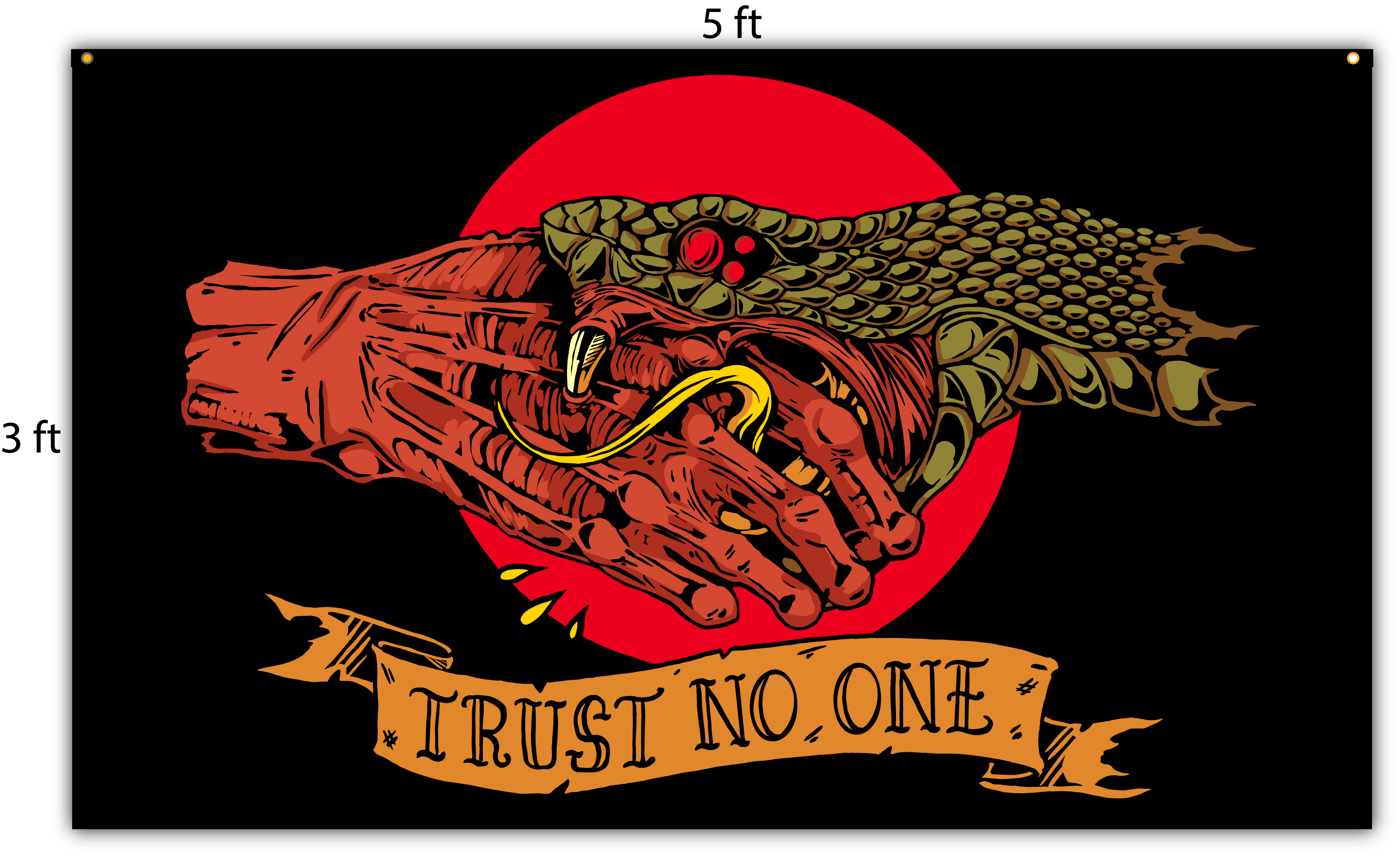 Trust No One Flag