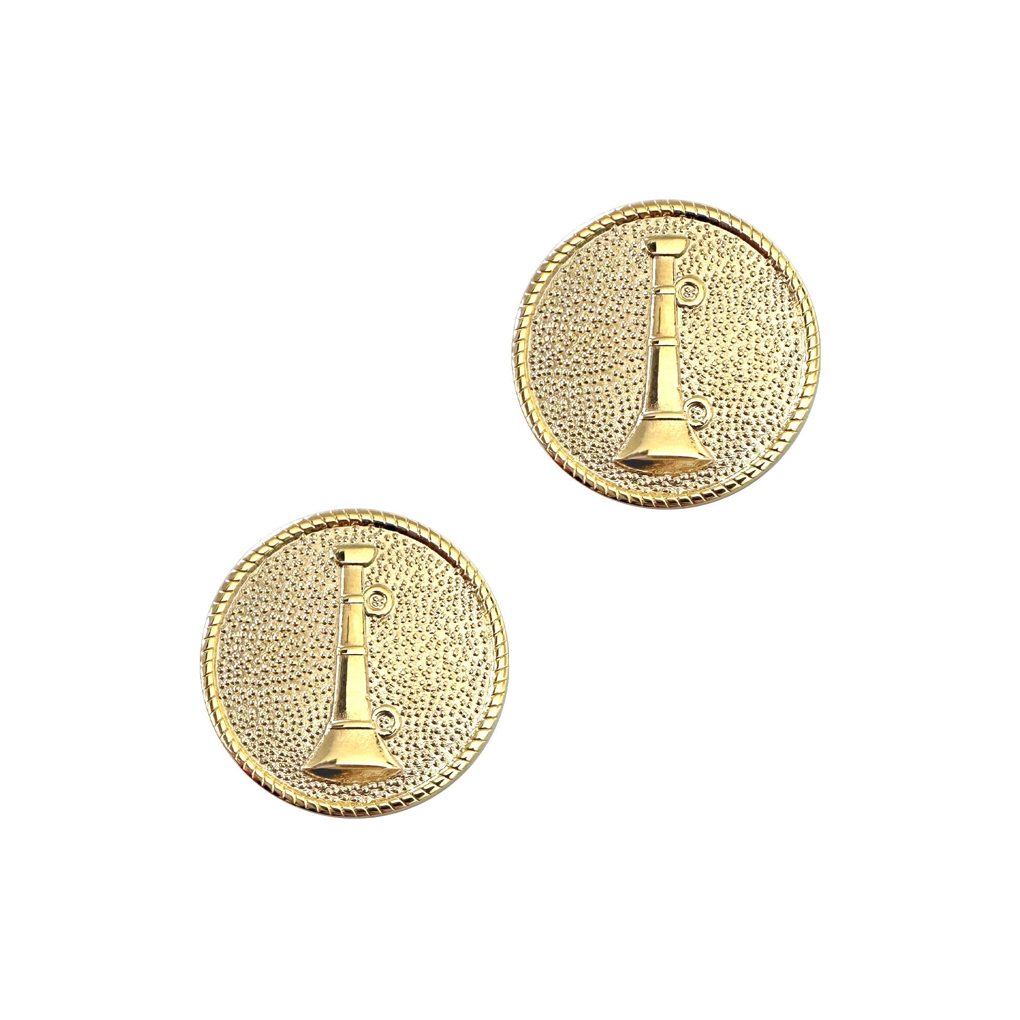 STA-BRITE® Lieutenant 1 Bugle Granite finish (Gold)