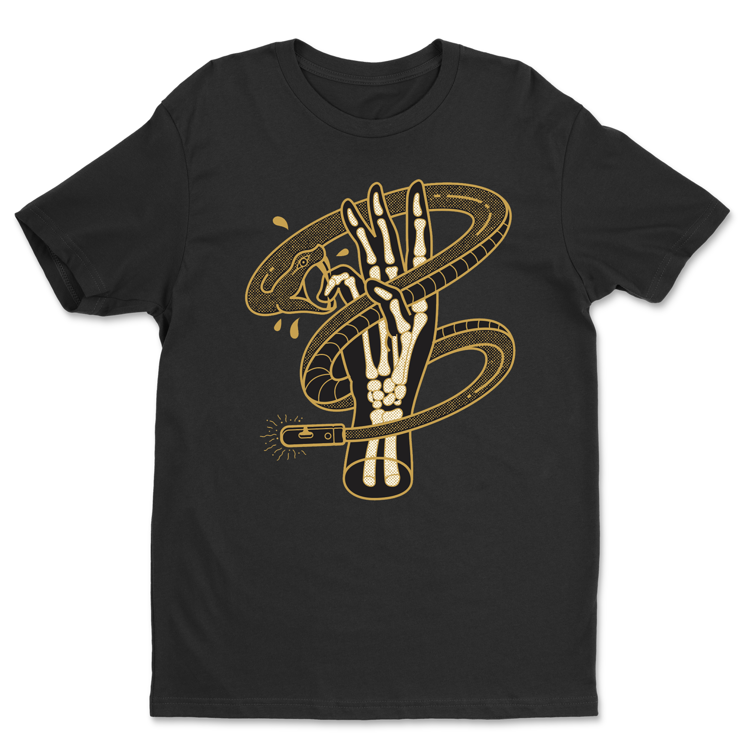 The Retro Static Line Bites Athletic Shirt