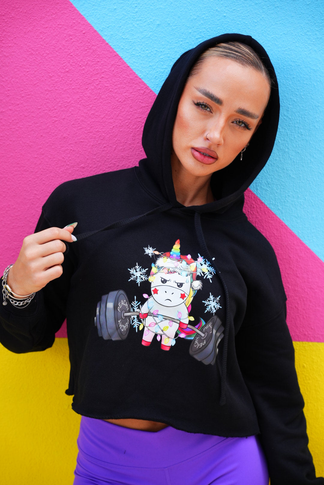 Merry Muscles Unicorn Hoodie