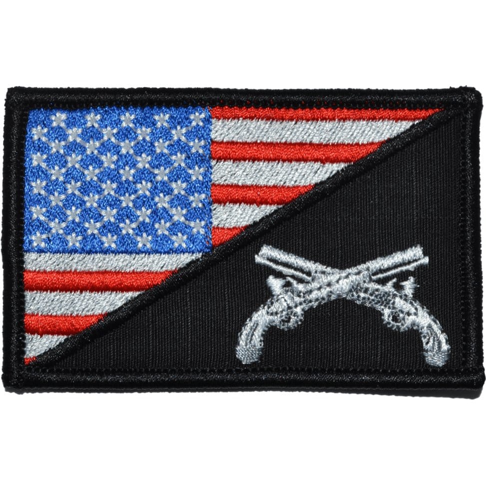 MP Military Police USA Flag - 2.25x3.5 Patch
