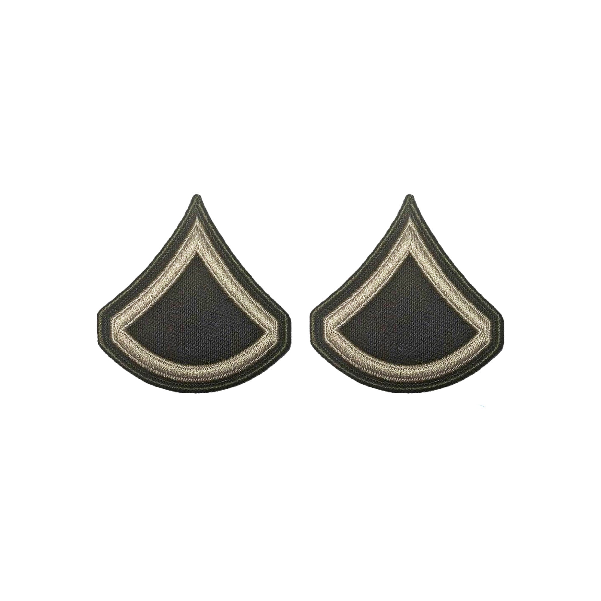 U.S. Army AGSU E-3 Private 1st Class Chevron Sew-on Rank (Female)