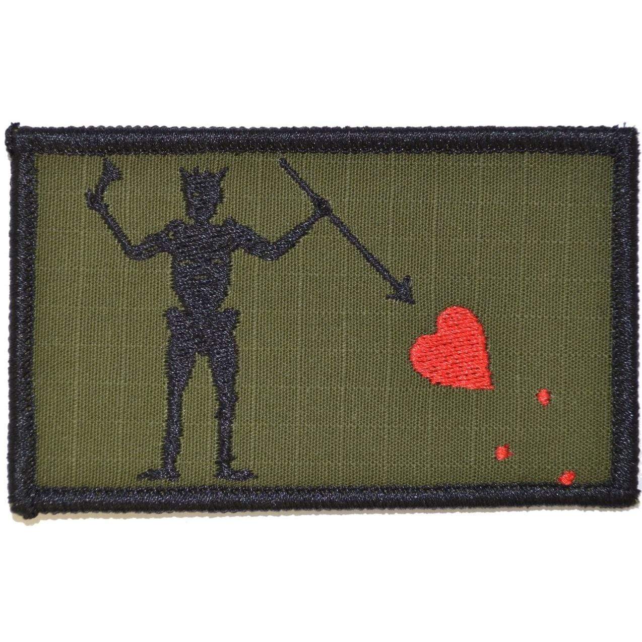 Bandera pirata de Edward Teach Barbanegra: parche de 3,75 x 2,25