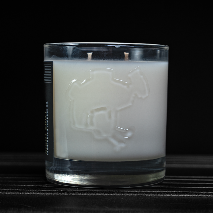 NIGHT SHIFT CANDLE (EMBOSSED HELMET W/ NODS)