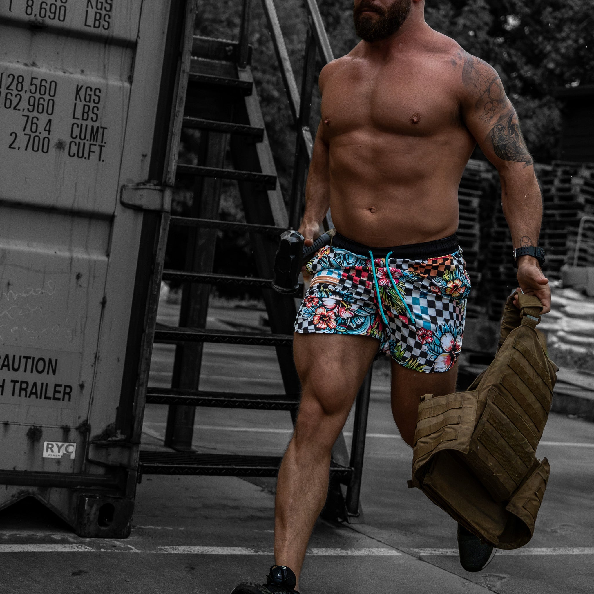 Recon Pro Trainingsshorts für Herren | 14 cm