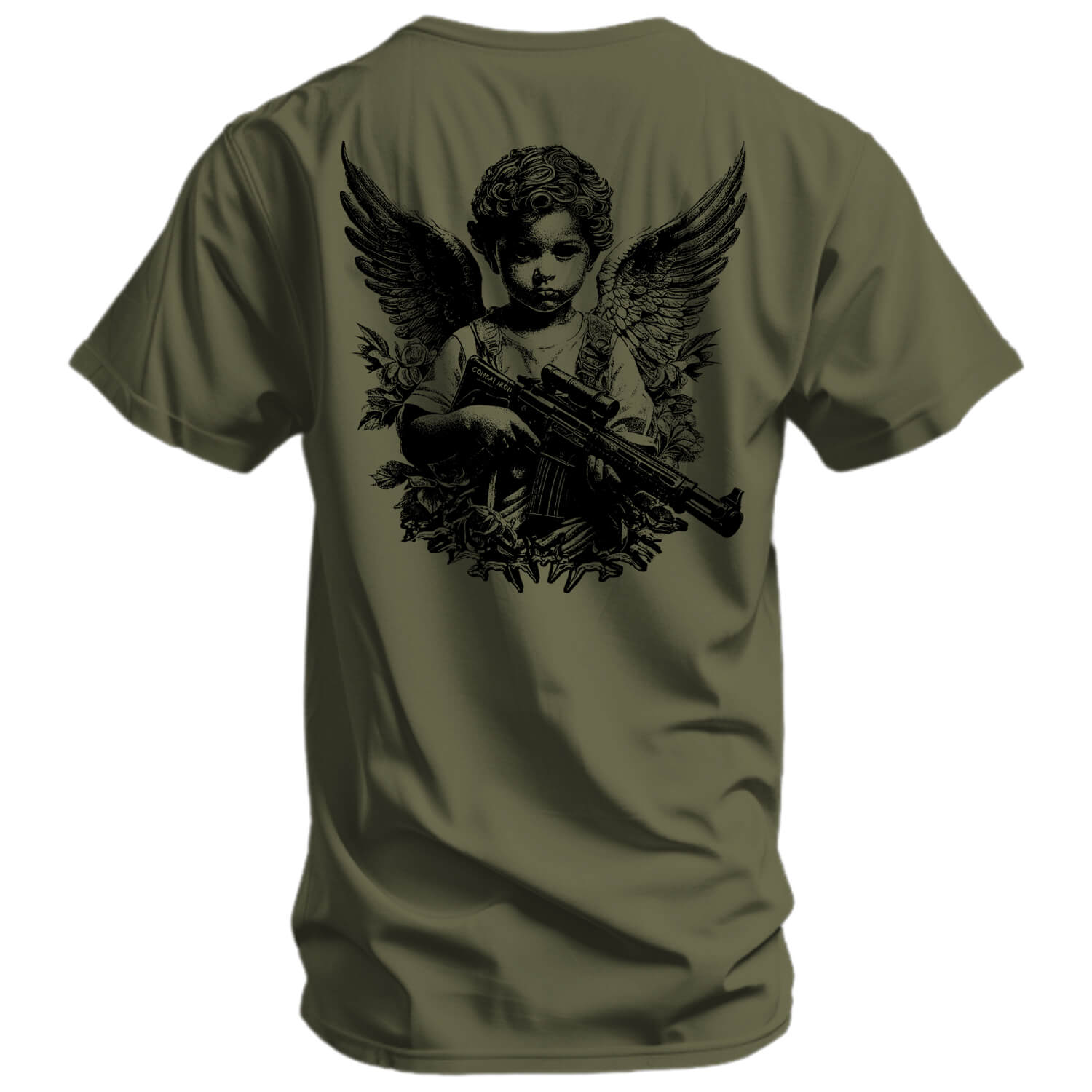 The Armed Guardian Angel Men's T-Shirt
