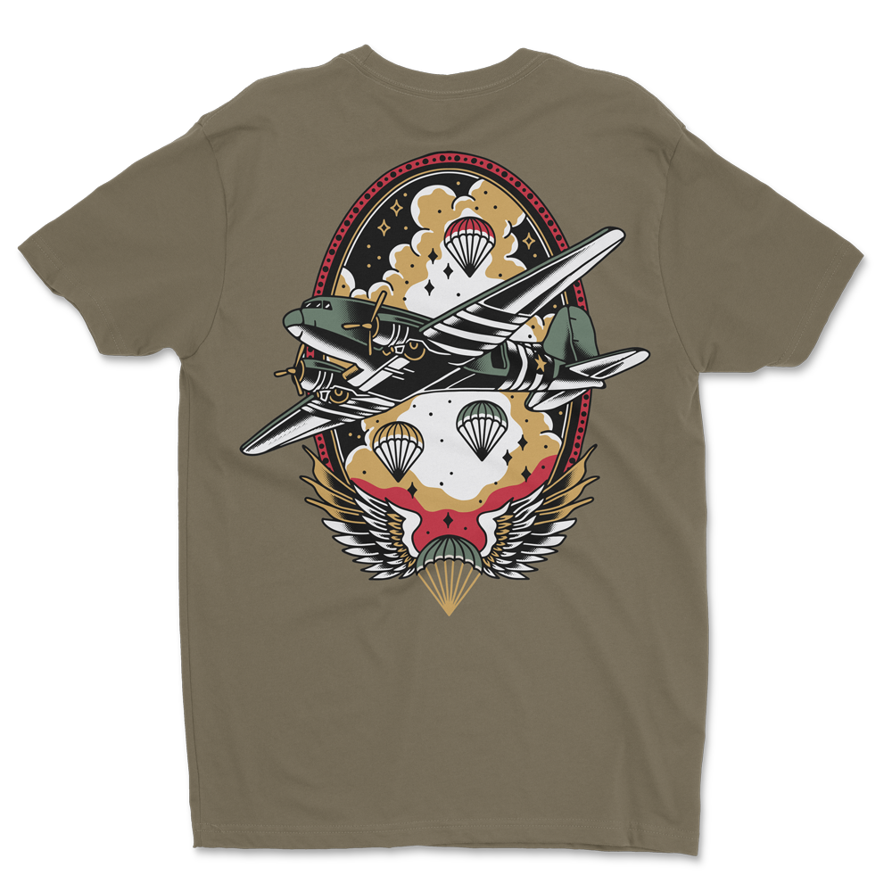 Airborne Traditional Shirt Military Green