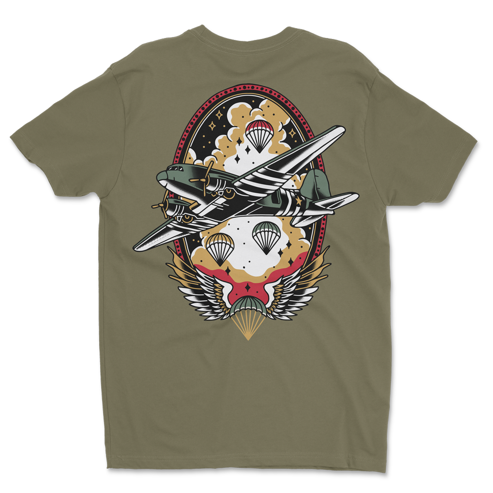 Airborne Traditional Shirt Military Green