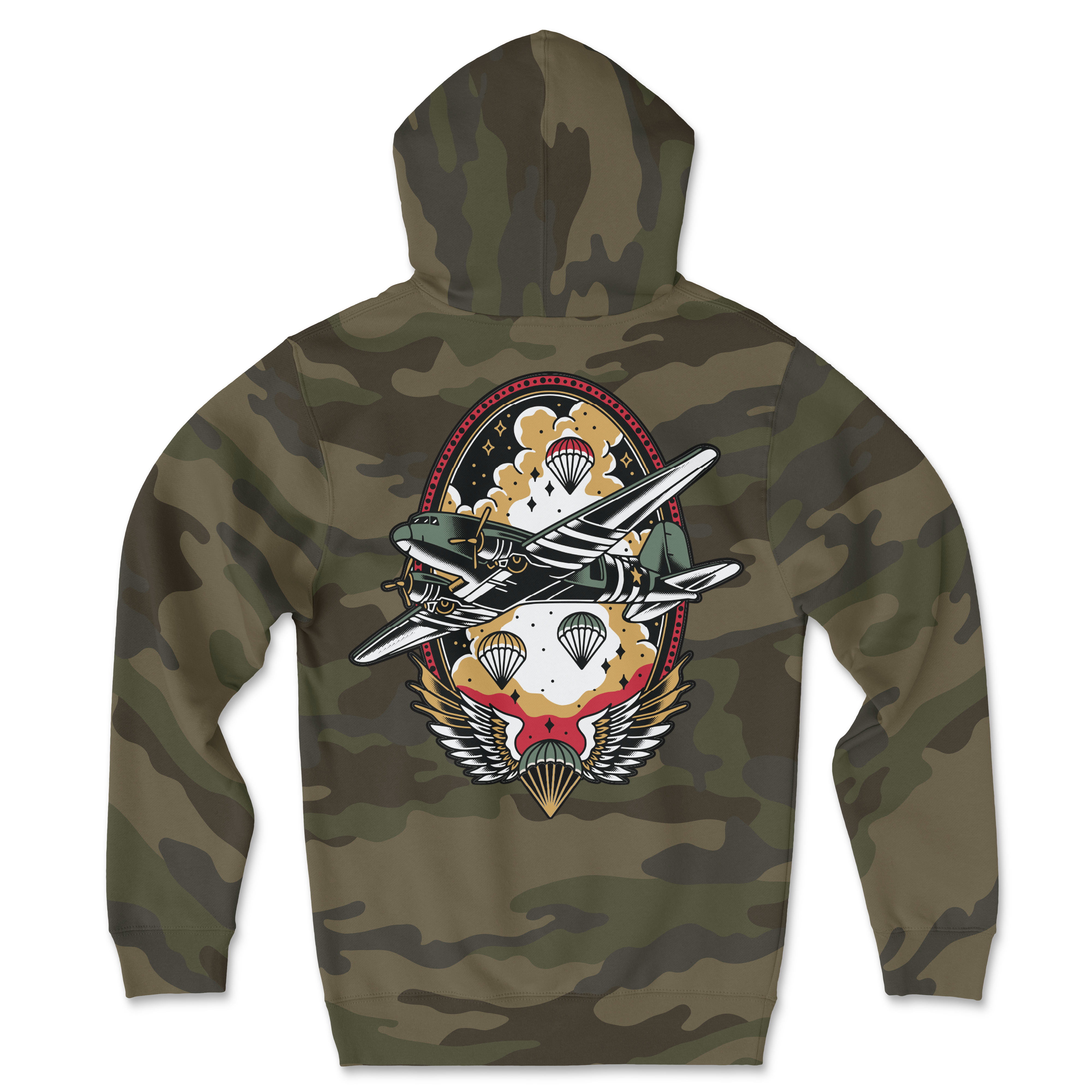 Airborne Traditional Hoodie