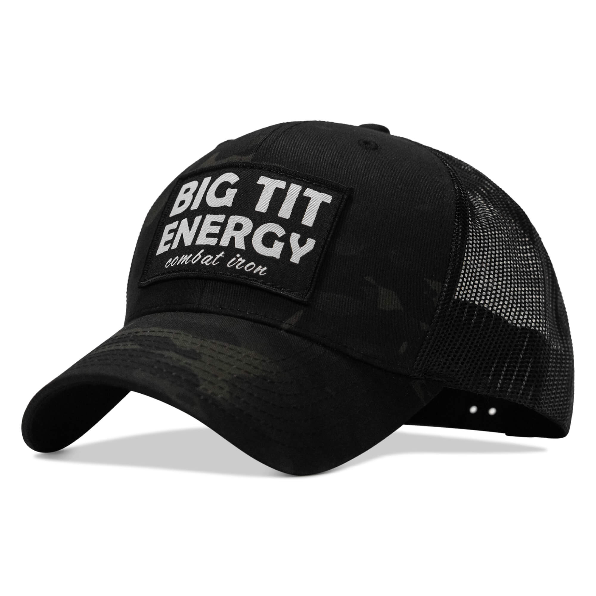 Big Tit Energy Patch Mesh Snapback Hat