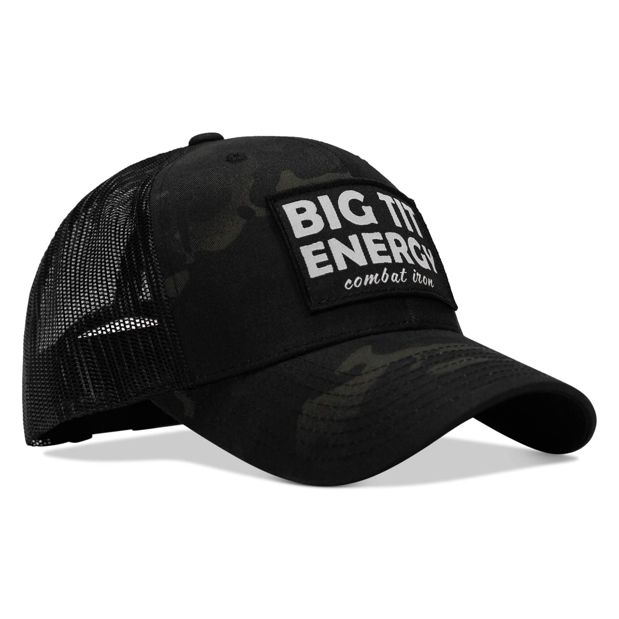Big Tit Energy Patch Mesh Snapback Hat