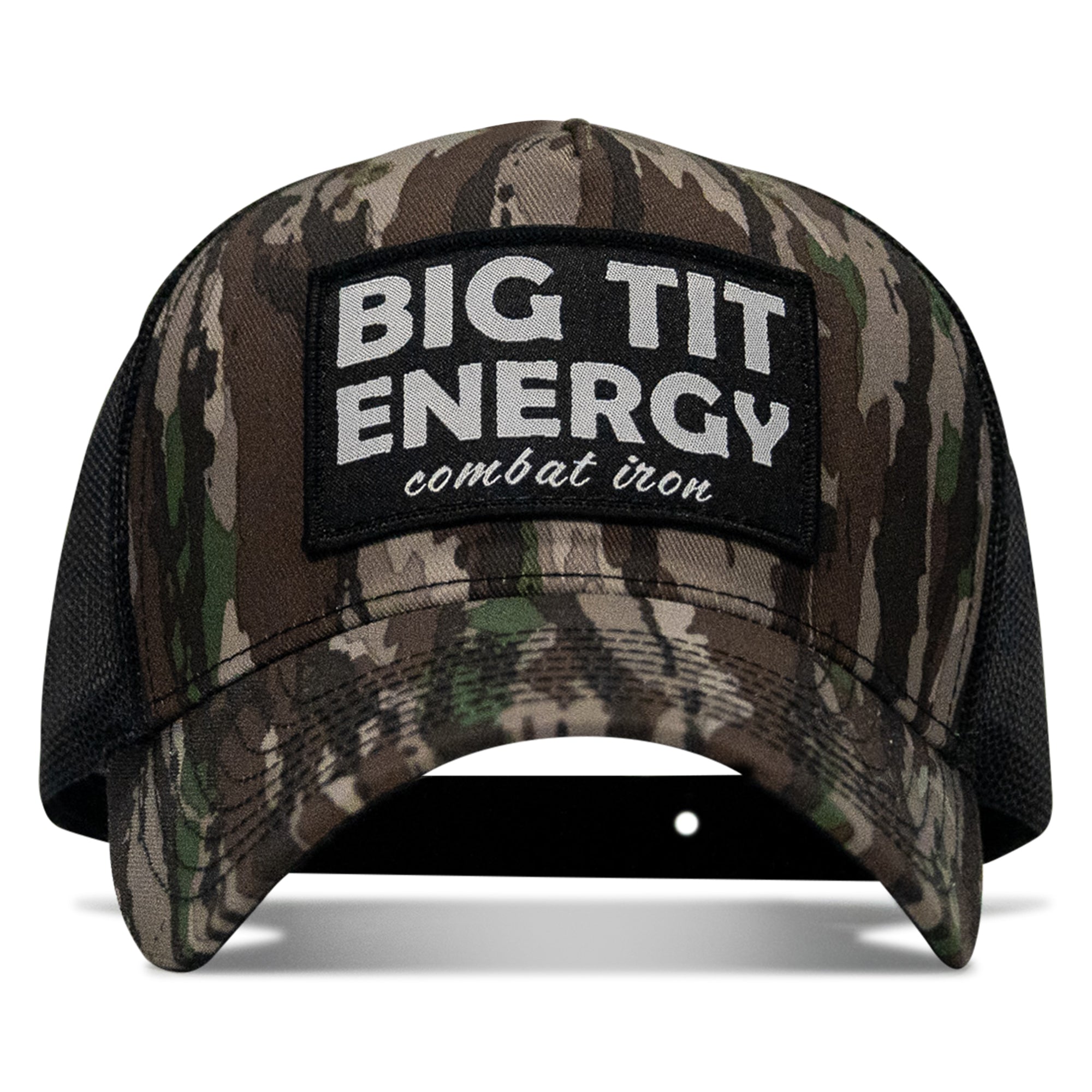 Big Tit Energy Patch Mesh Snapback Hat