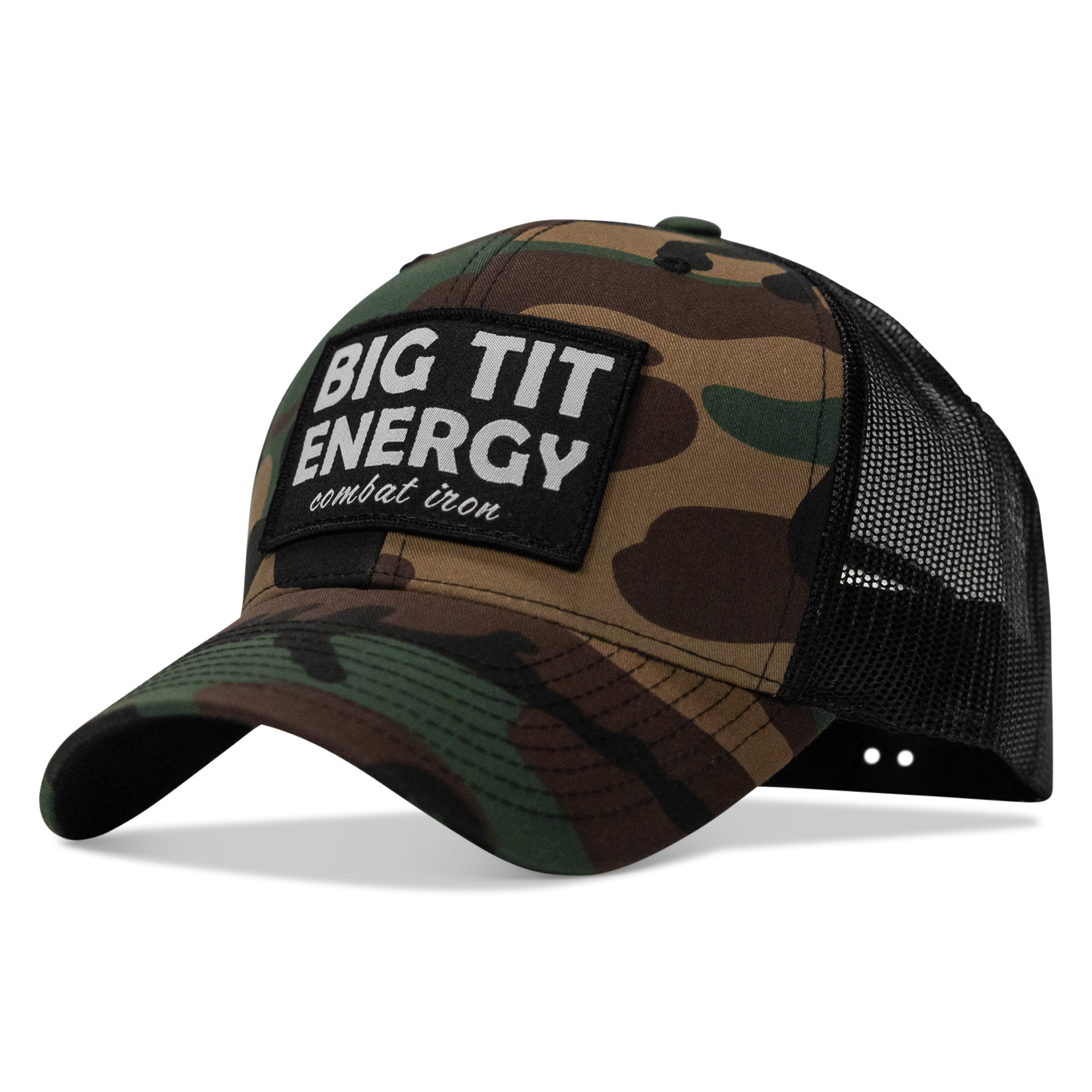 Big Tit Energy Patch Mesh Snapback Hat
