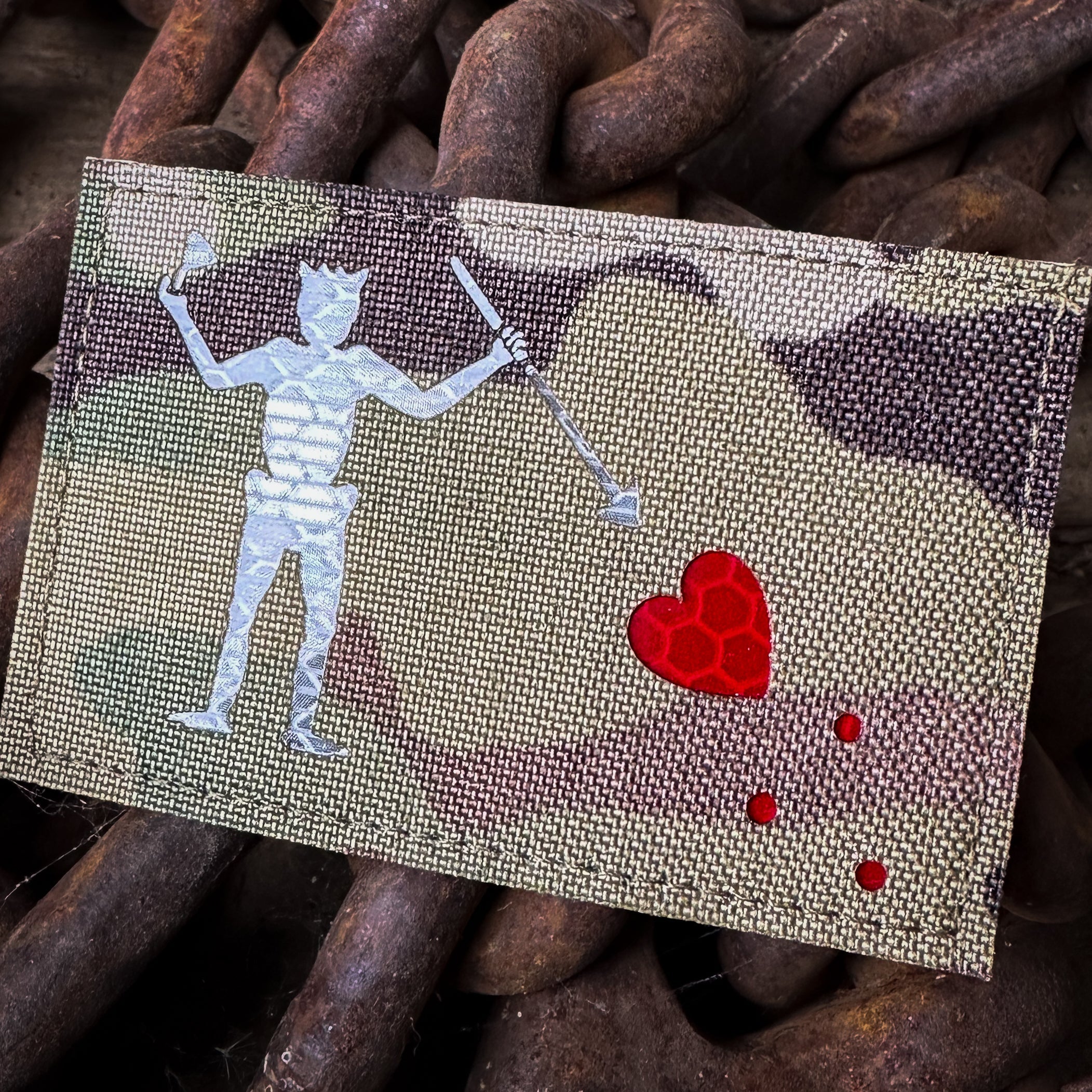 EDWARD TEACH BLACK BEARD PIRATE FLAG 2X3 CORDURA® TACTICAL MORALE PATCH - LASER CUT REFLECTIVE