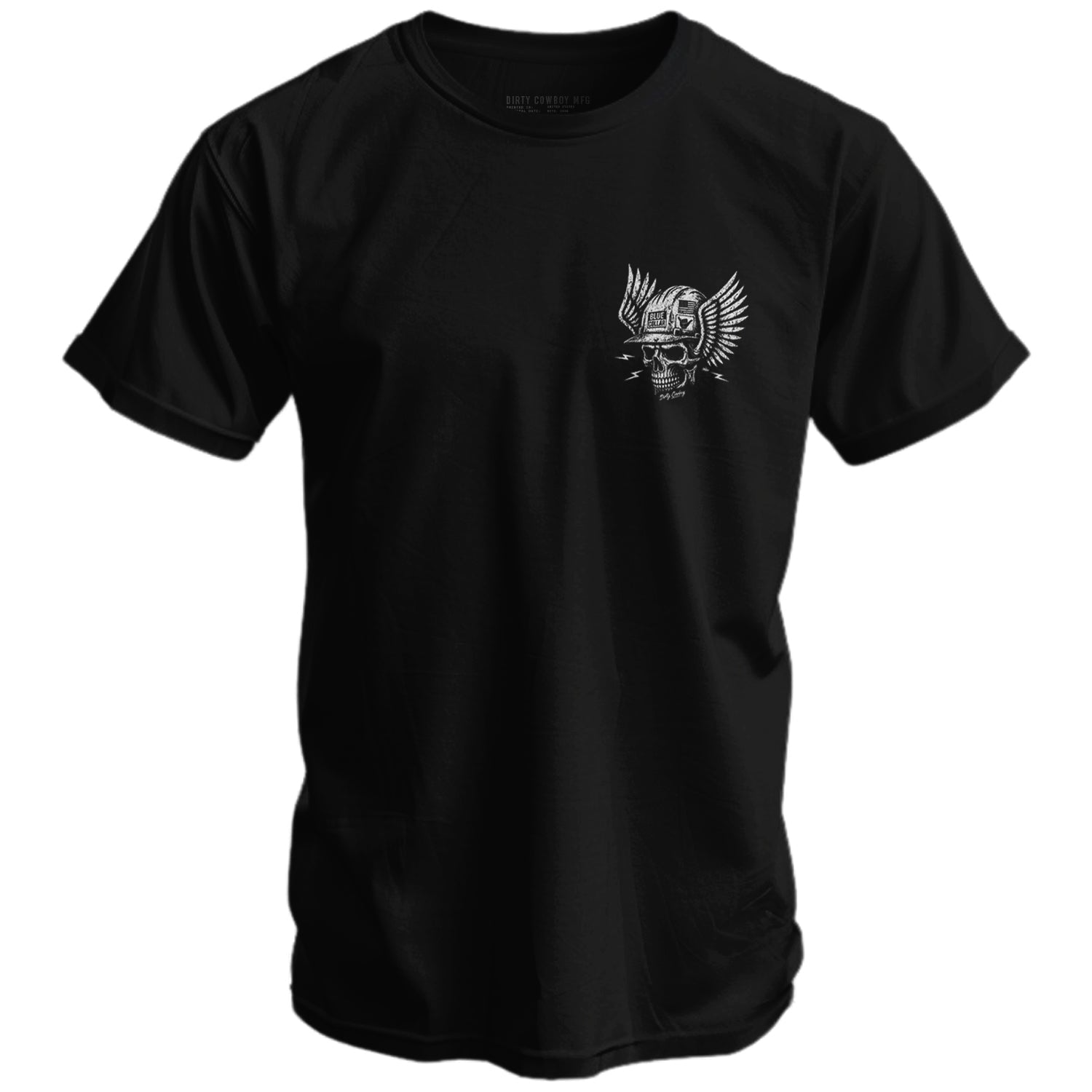 Blue Collar Skull Men's T-Shirt