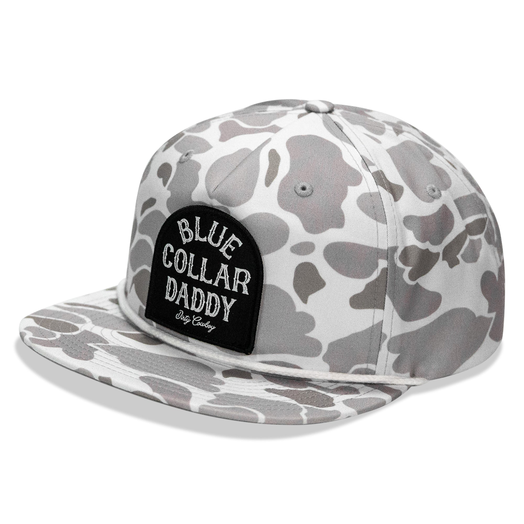 Blue Collar Daddy Patch Flatbill Snapback