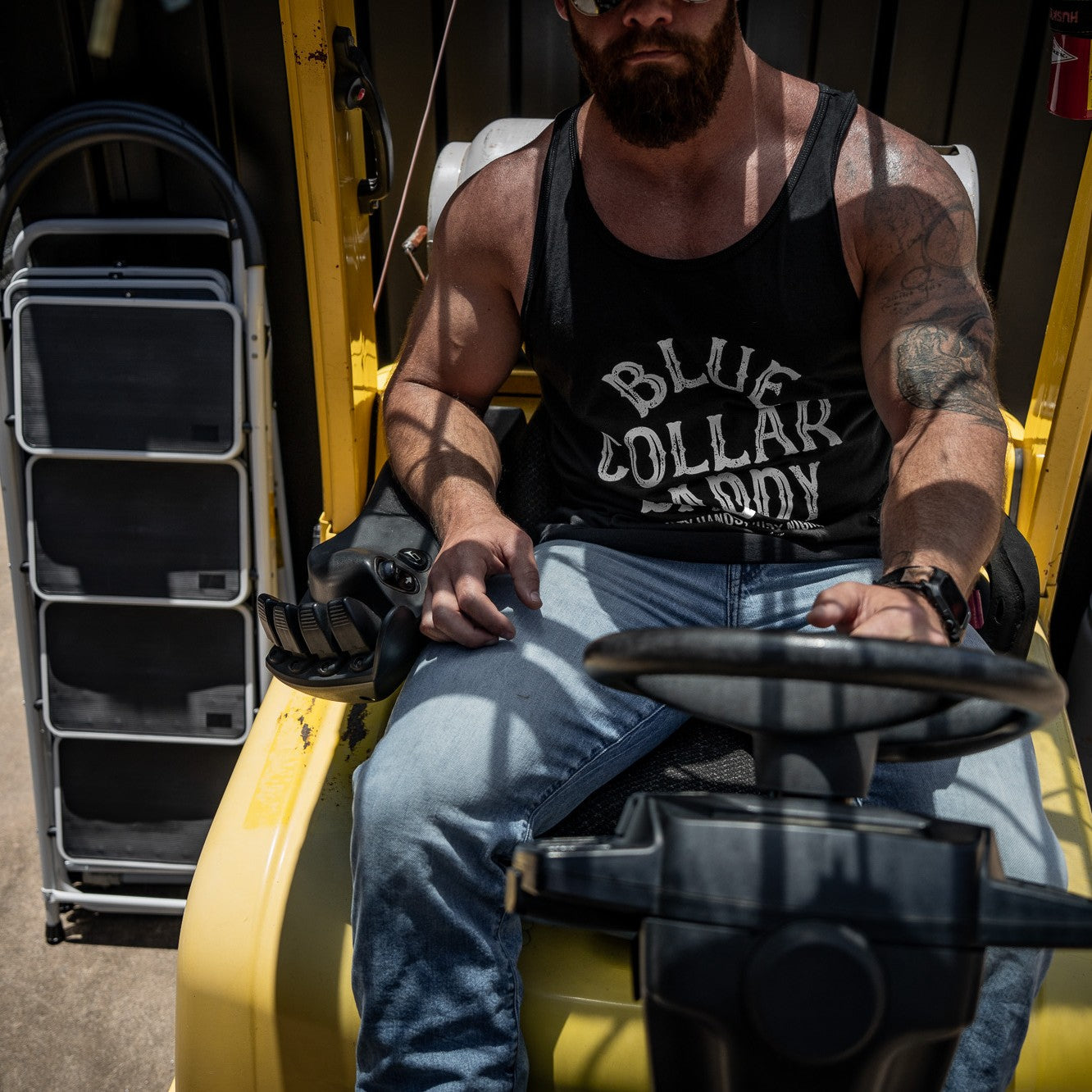 Blue Collar Daddy Men's Tank Top