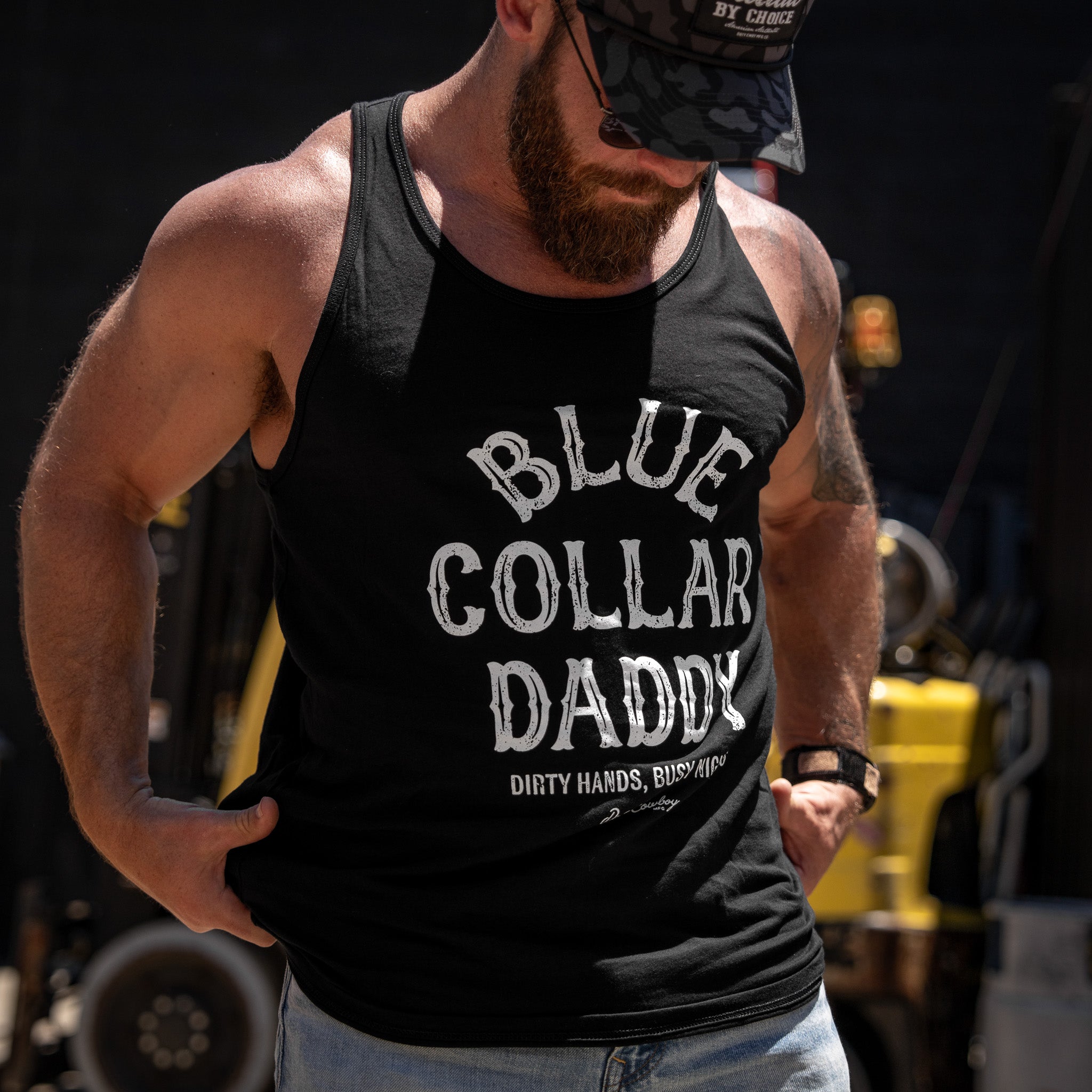 Blue Collar Daddy Men's Tank Top