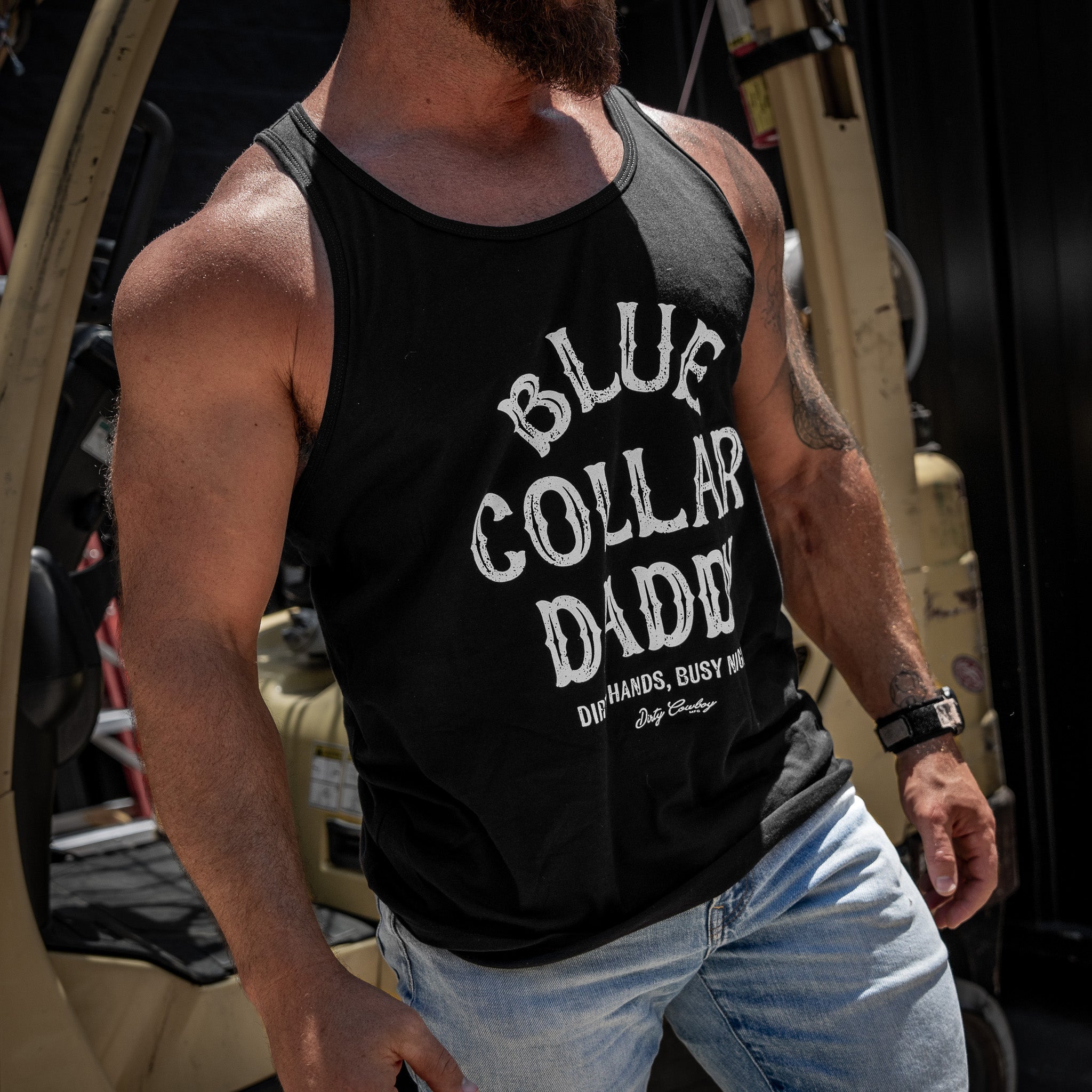 Blue Collar Daddy Men's Tank Top