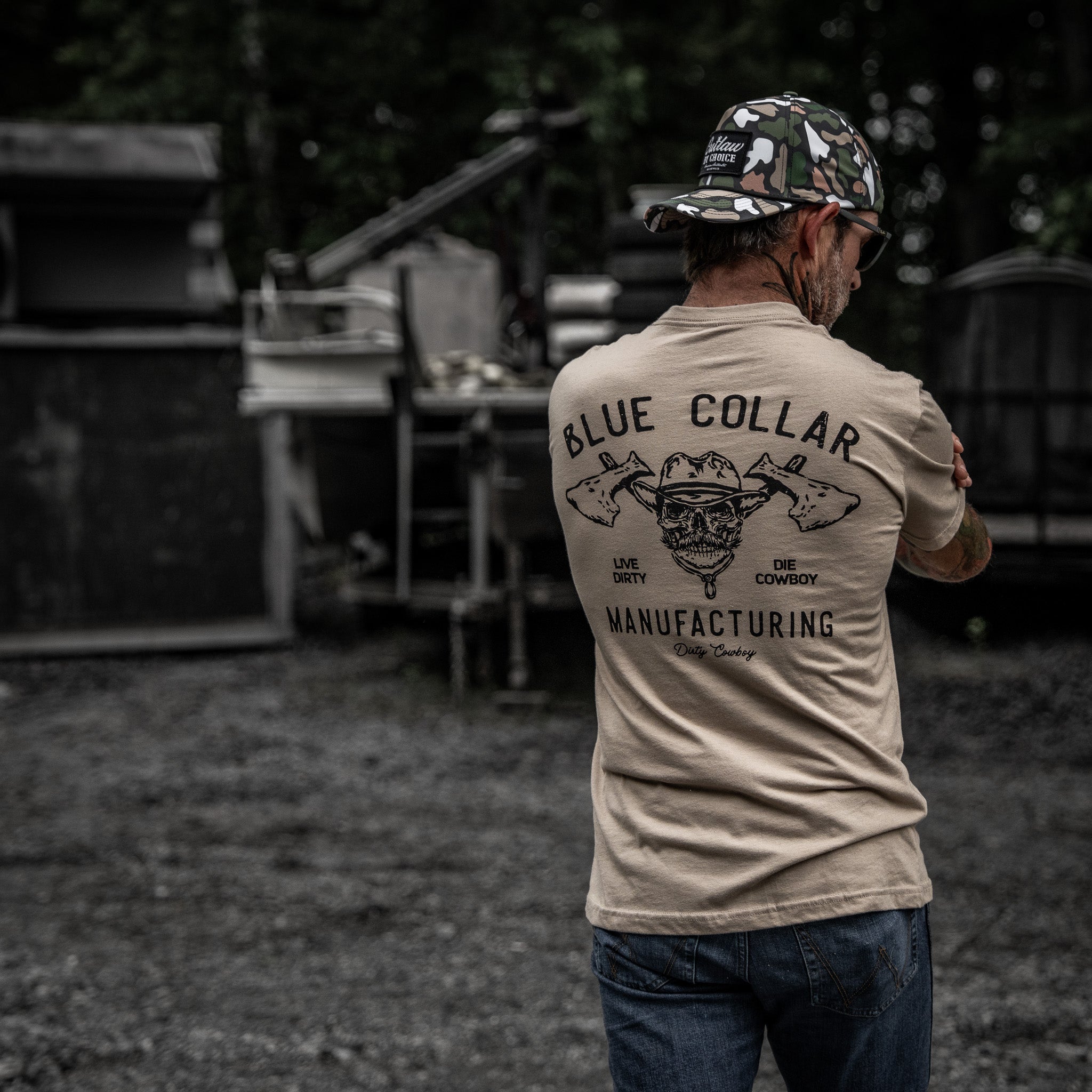 Blue Collar Hatchet Men's T-Shirt