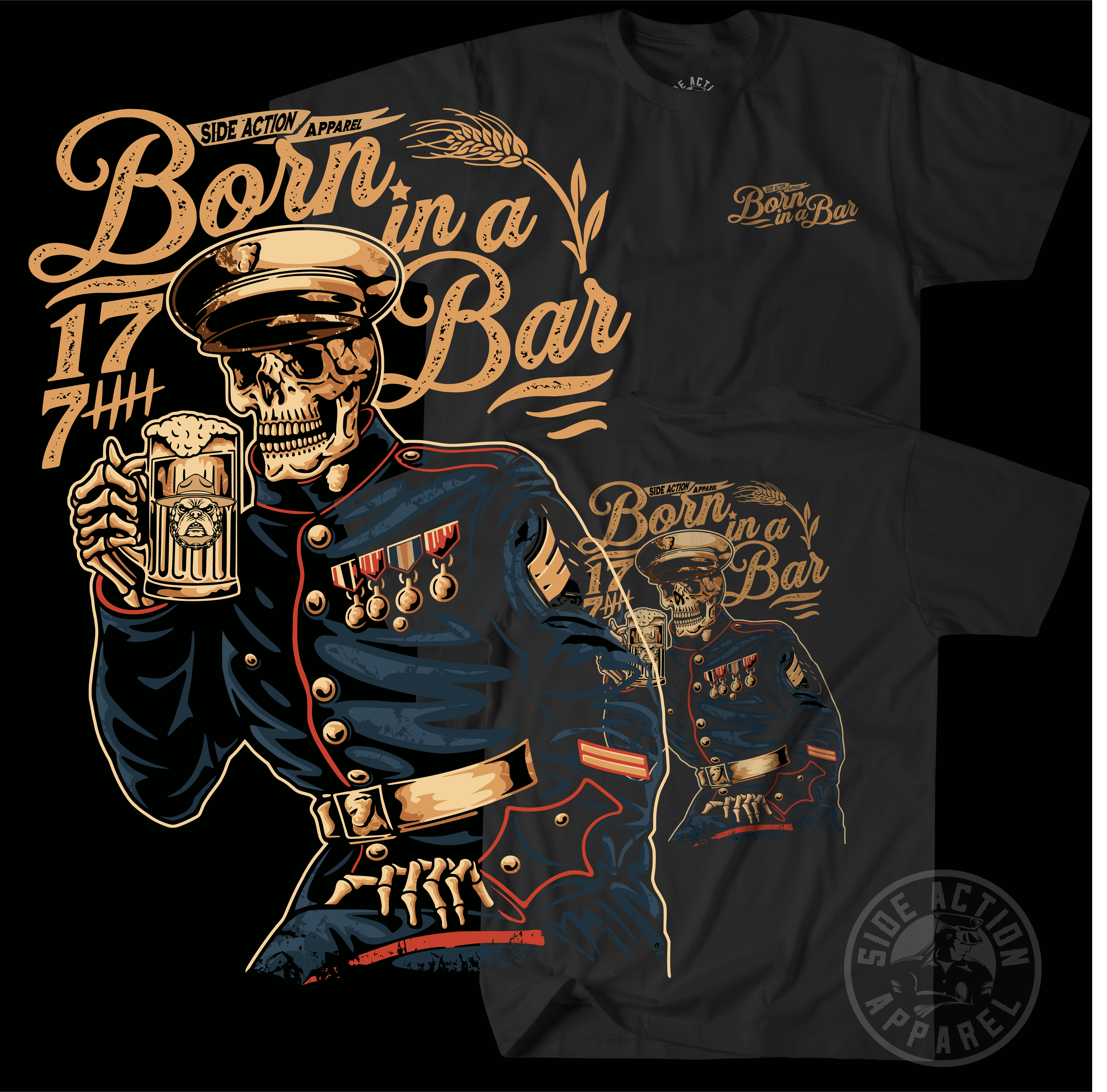 Born in a Bar Tee