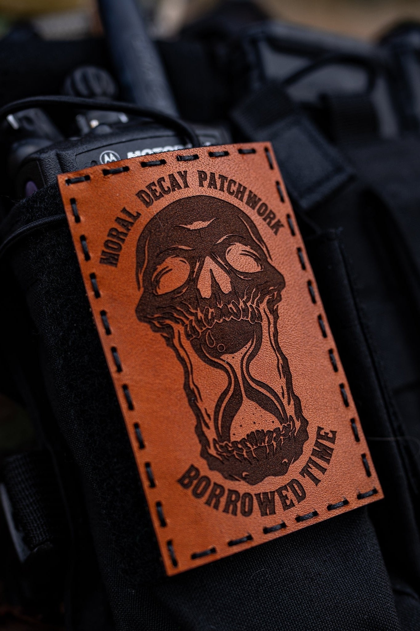 BORROWED TIME LEATHER PATCH