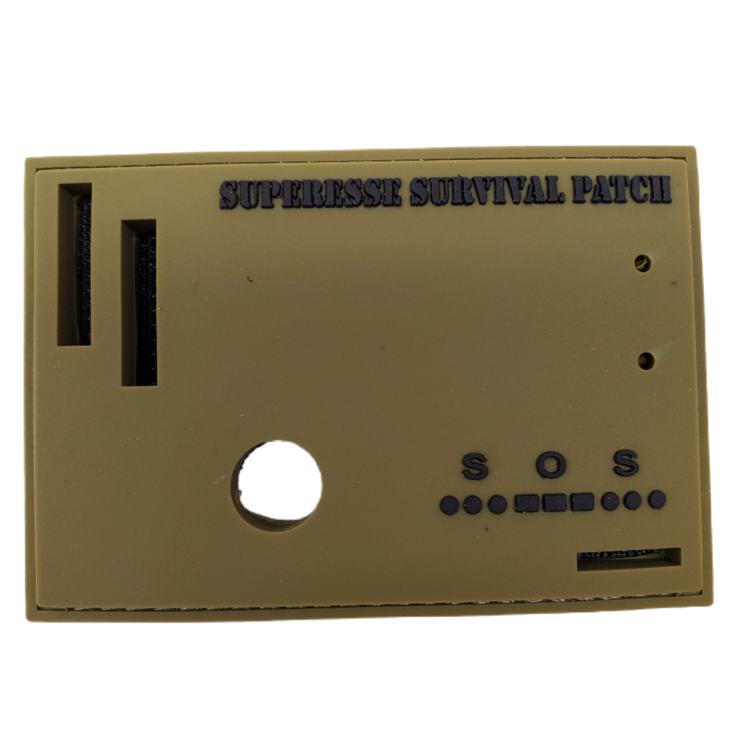 Superesse Survival Patch: Compartmentalized Micro EDC and Survival Kit