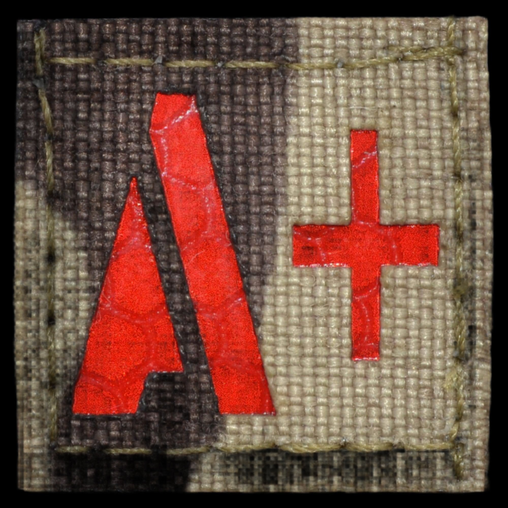 LASER CUT BLOOD TYPE 1 X 1 CORDURA® TACTICAL PATCH