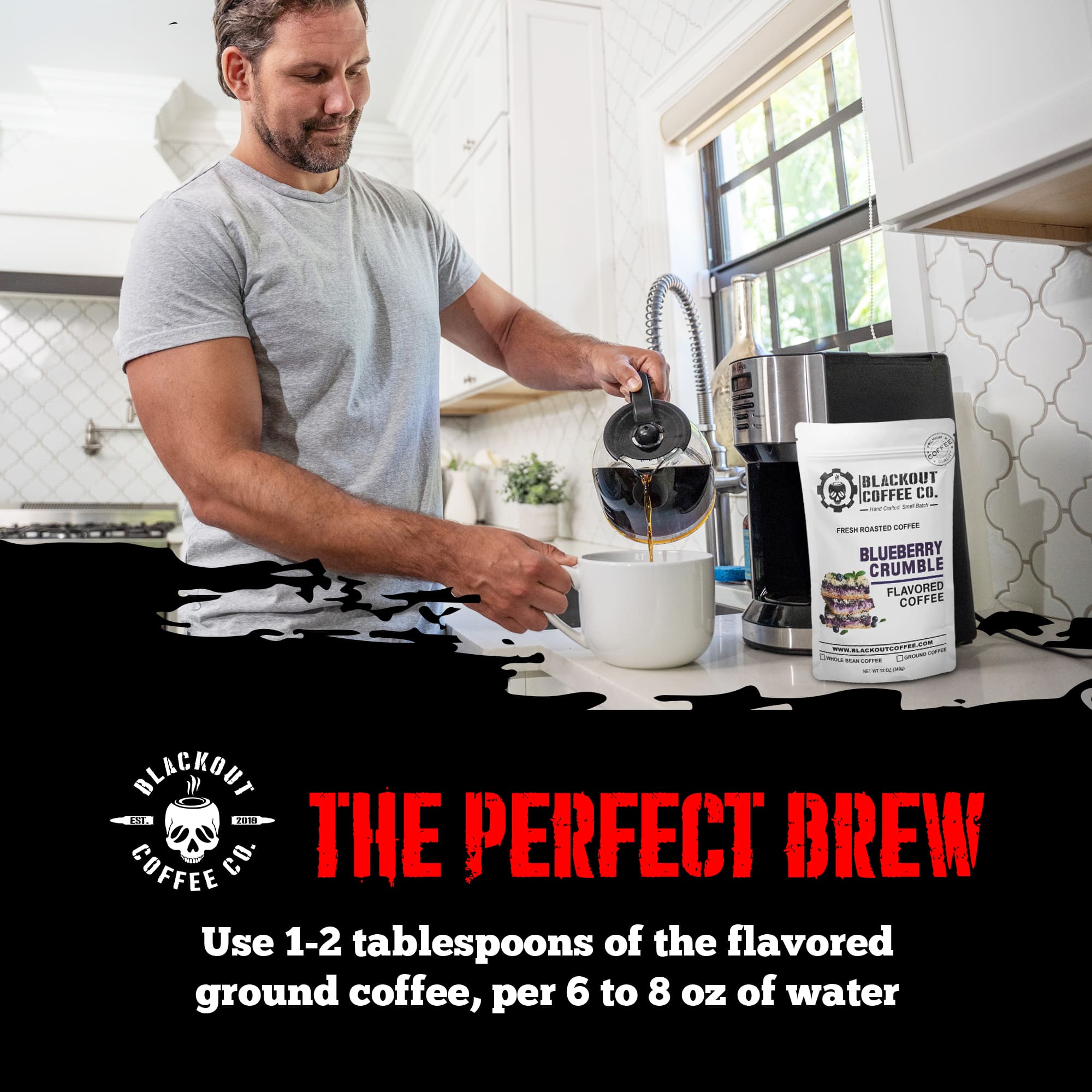 Blueberry Crumble Flavored Coffee