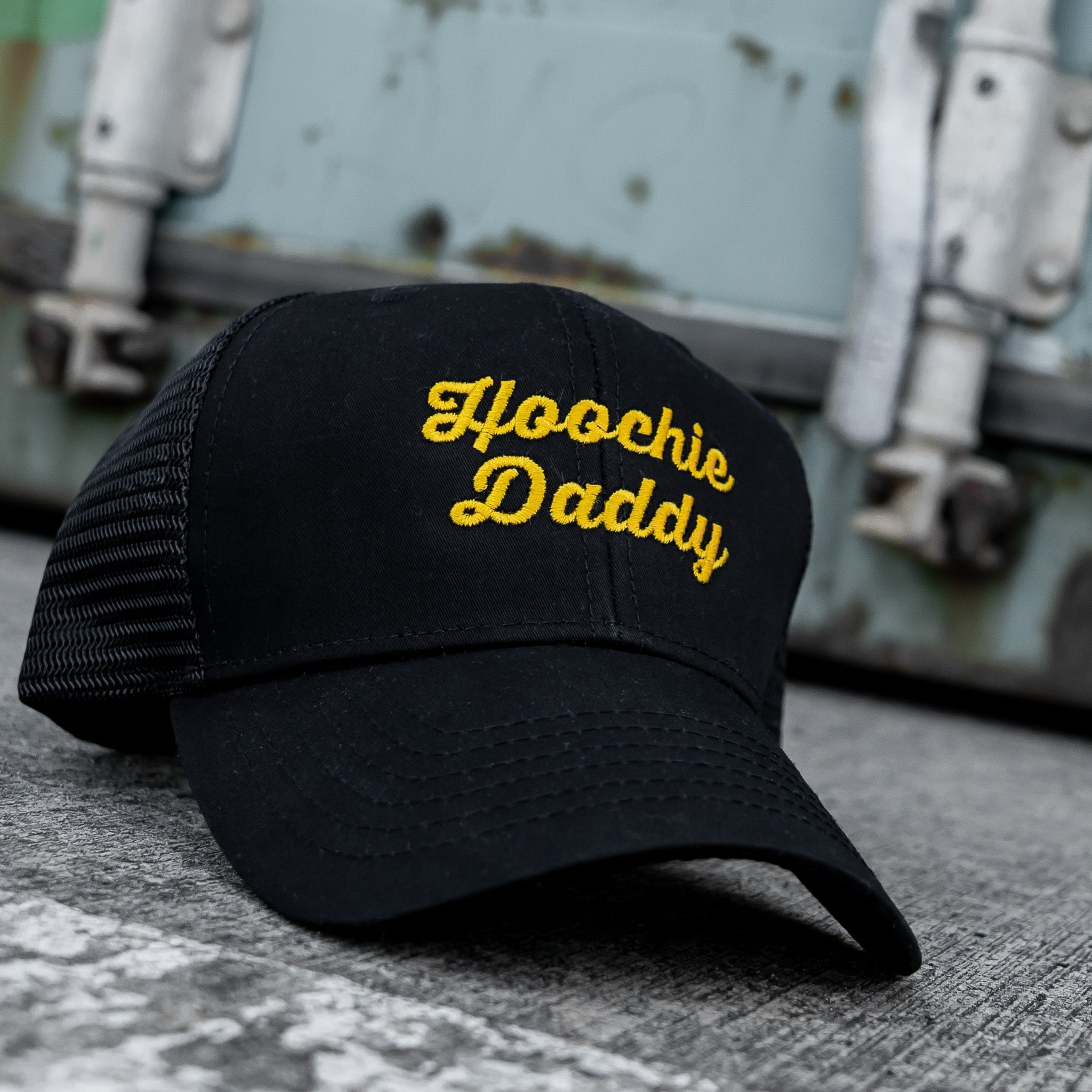 Hoochie Daddy Script Patch Snapback Hat